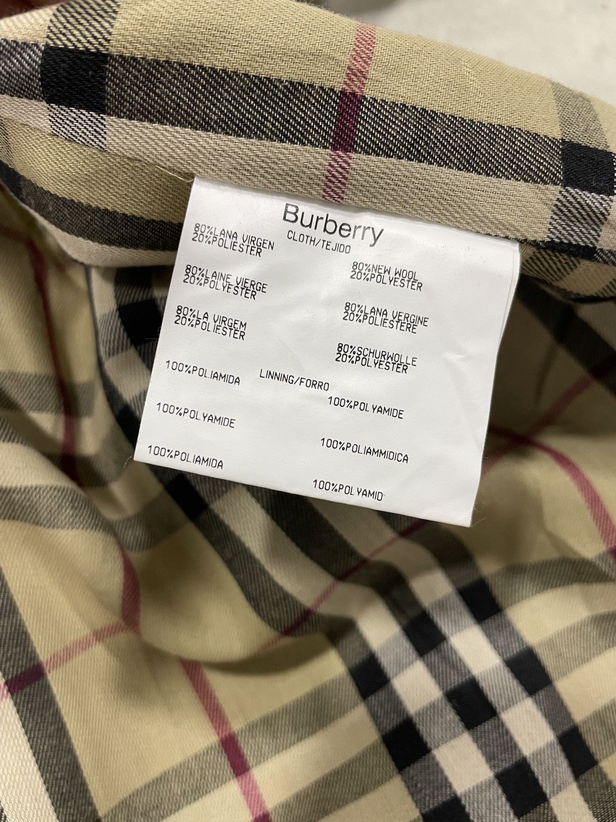 Burberry Vintage Wool Coat