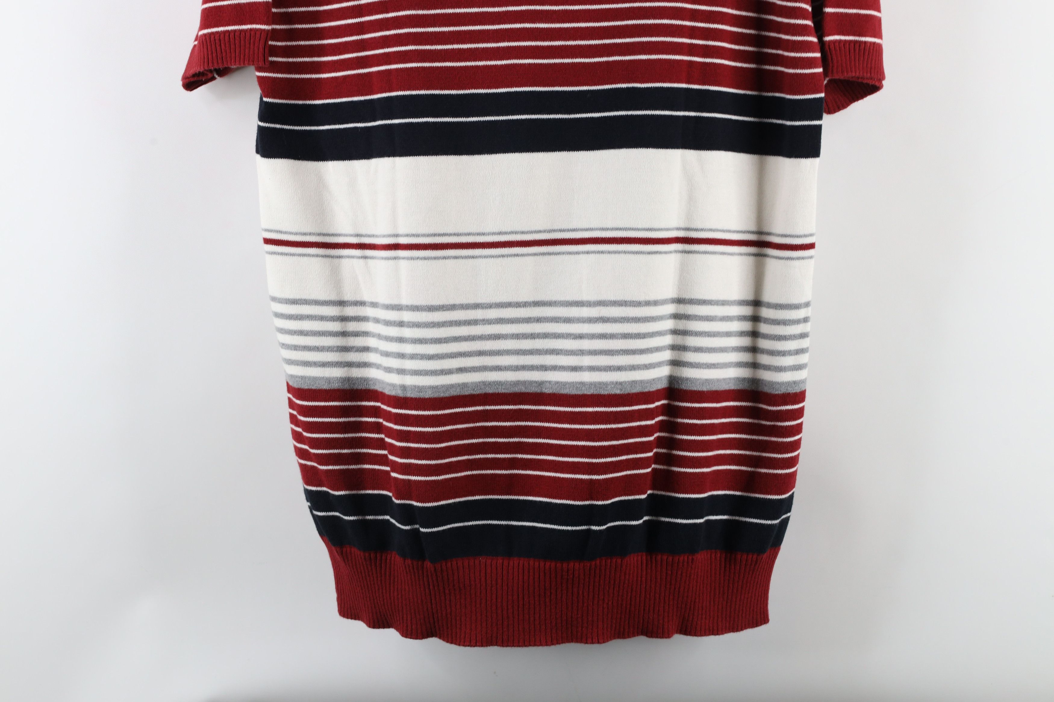 Vintage Vintage 90s Streetwear Block Knit Collared Pullover Polo Size US M / EU 48-50 / 2 - 9 Thumbnail