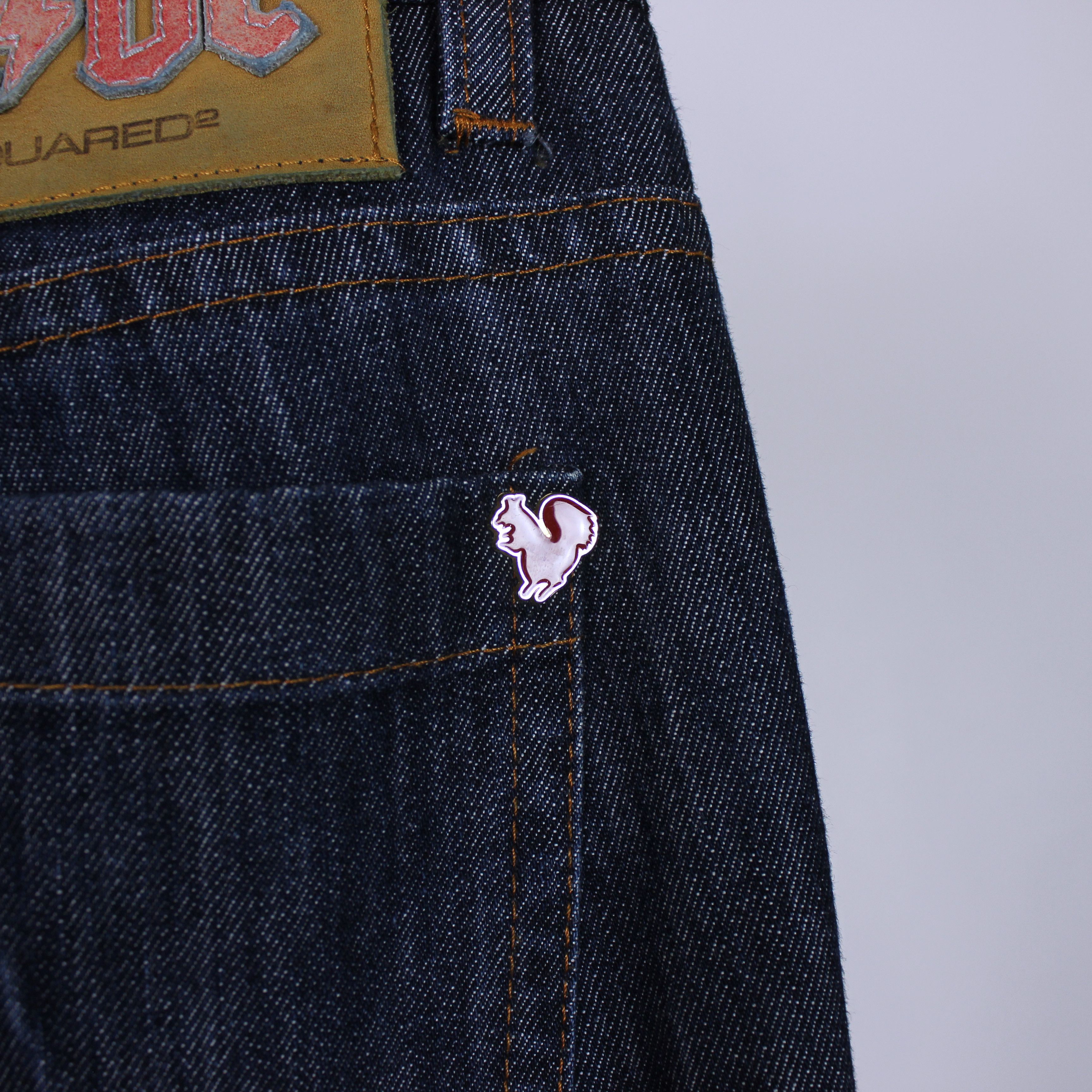 AC/DC Dsquared2 AC/DC vintage women denim jeans Canada US 4 6 Size 28" / US 6 / IT 42 - 4 Thumbnail