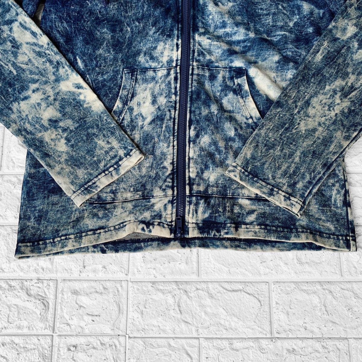 GOSTAR DE FUGA × Japanese Brand Rings Acid Wash Zipper Hoodie Size US S / EU 44-46 / 1 - 7 Thumbnail