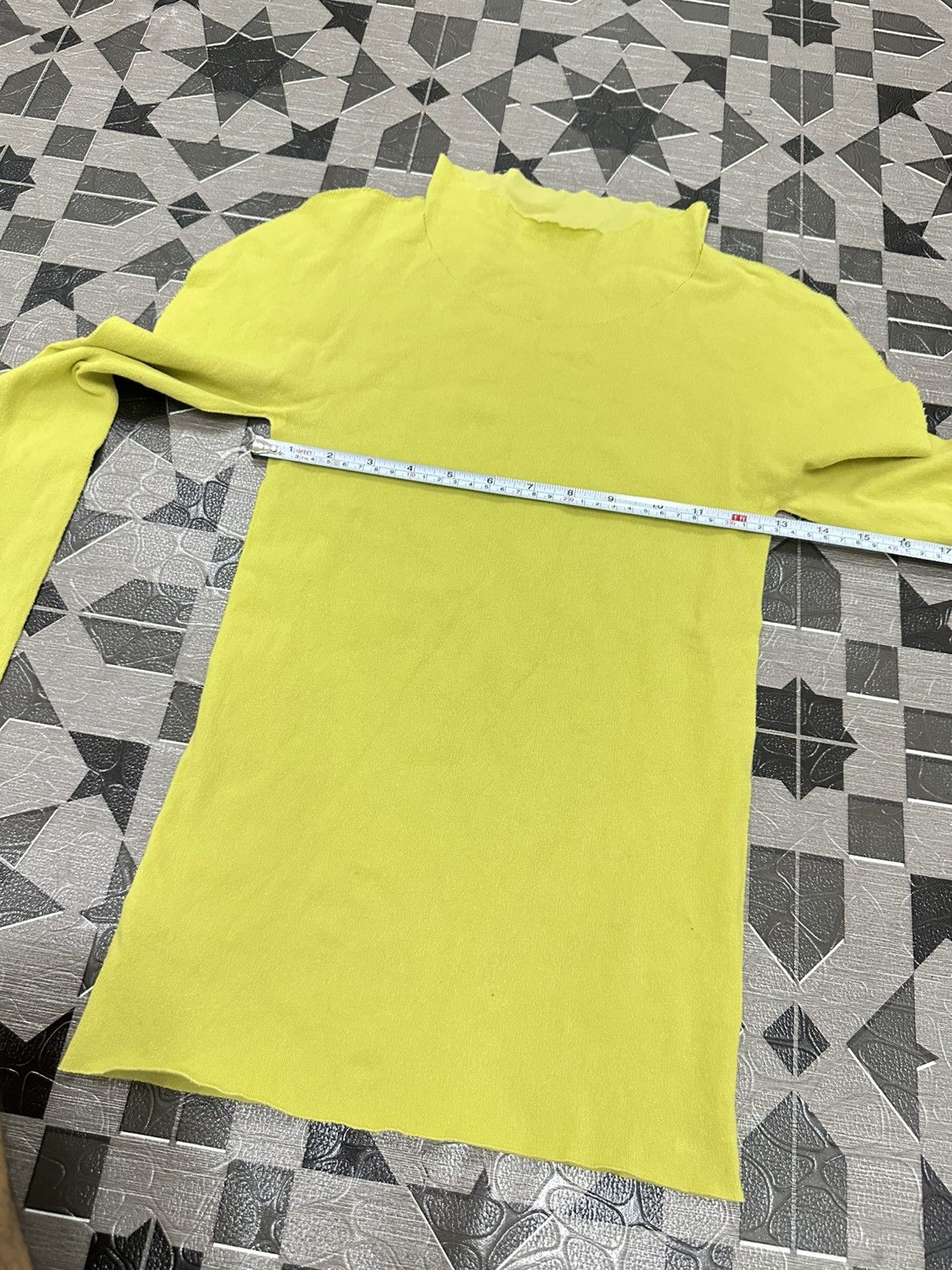 Issey Miyake Issey Miyake A-POC®️ Neon Turtleneck L/S Shirt Size US M / EU 48-50 / 2 - 3 Thumbnail
