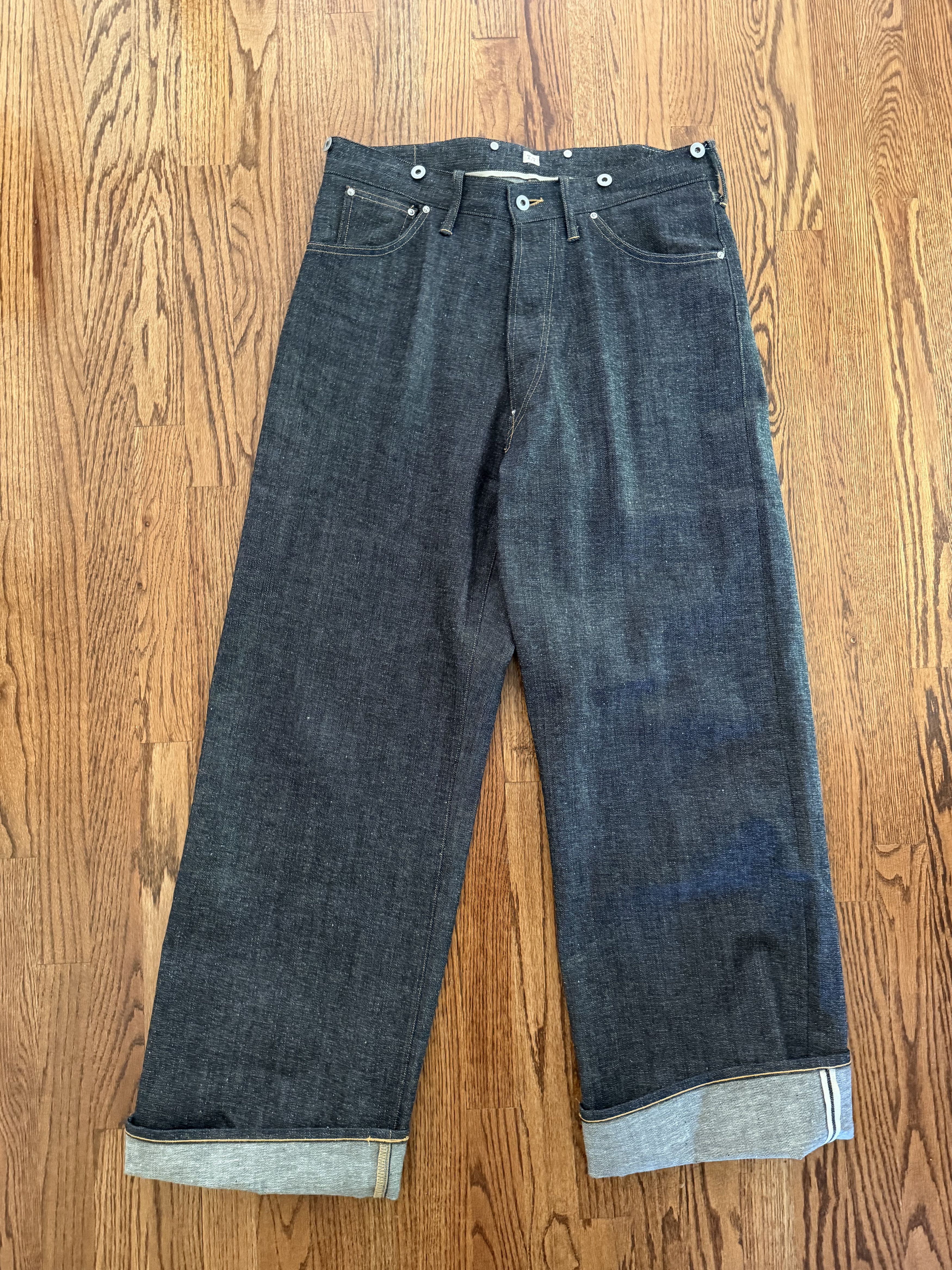 Taiga Takahashi Taiga Takahashi LOT.704 DENIM TROUSERS C.1920'S Size US 36 / EU 52 - 8 Thumbnail