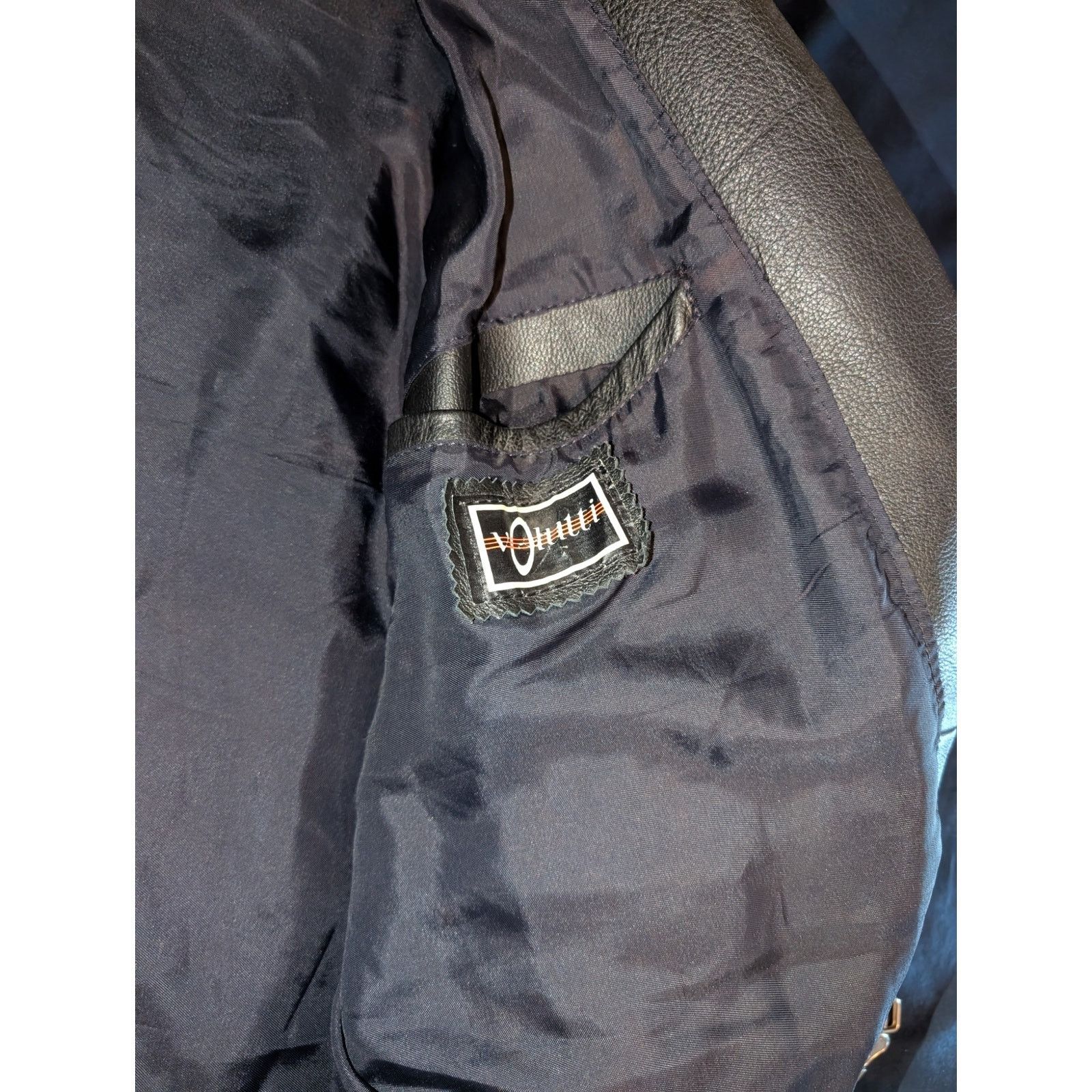 Hein Gericke Volutti Leather Motorcycle Moto Jacket Black Biker Large 48 Size US L / EU 52-54 / 3 - 5 Thumbnail