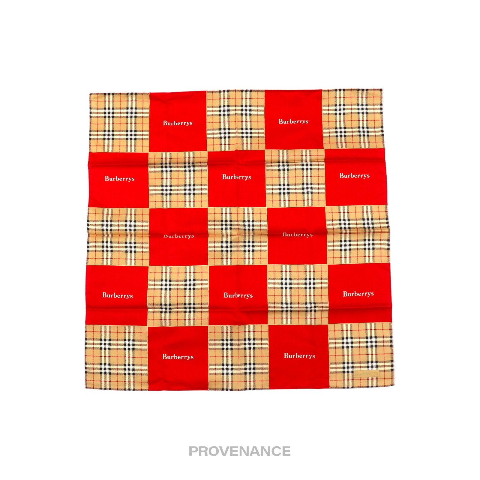 Burberry 🔴 Burberry Nova Check Logo Scarf 50 - Burberrys Checkered Size ONE SIZE - 1 Thumbnail