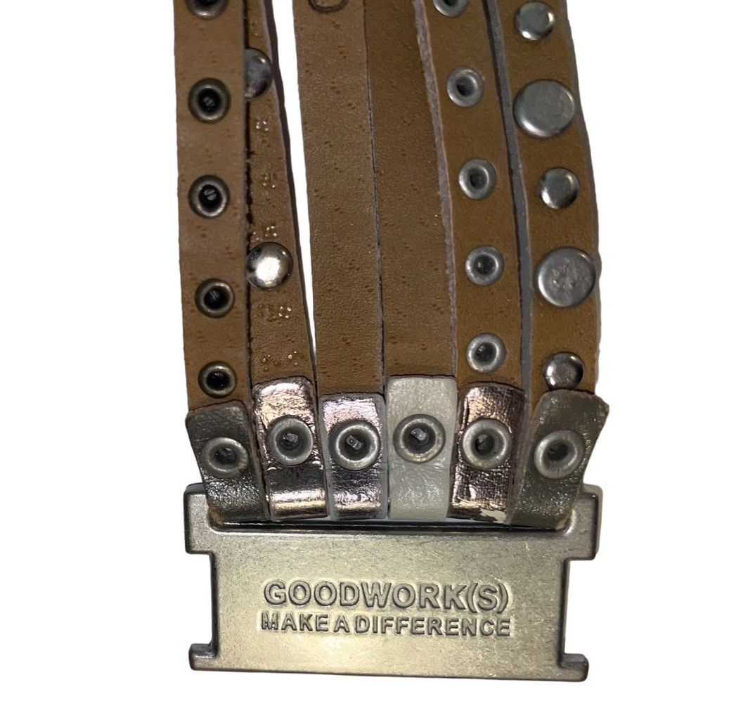 Vintage Good Work(S) Leather Six Strand Bracelet Size ONE SIZE - 4 Thumbnail
