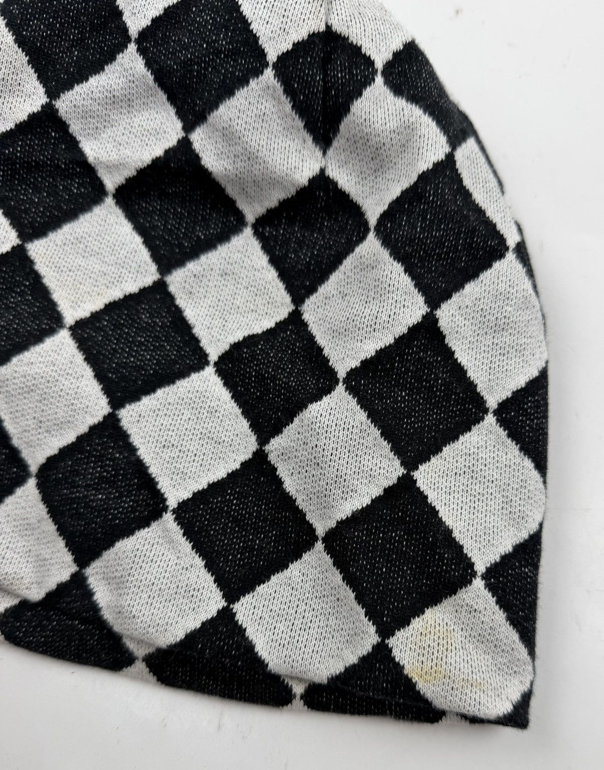 Japanese Brand made in japan checkered beanie hat tc43 Size ONE SIZE - 4 Thumbnail