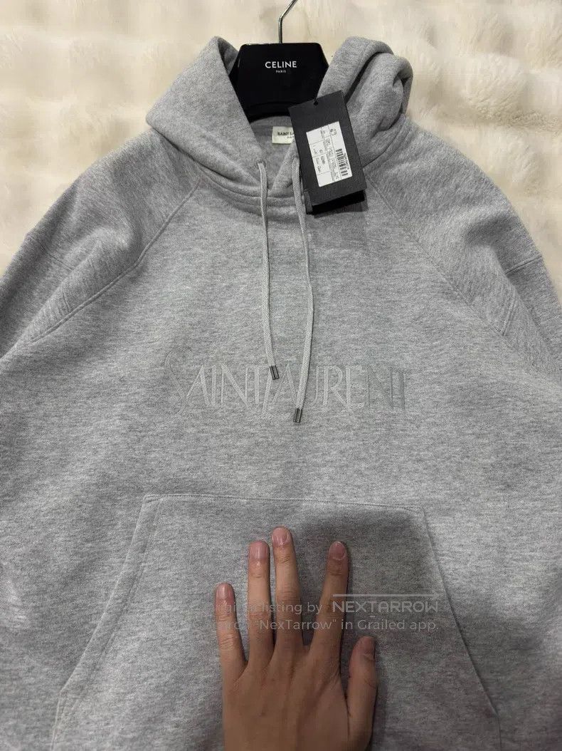 Saint Laurent Paris Saint Laurent Paris Embroidered Signature Men's Hoodie Size US M / EU 48-50 / 2 - 4 Thumbnail