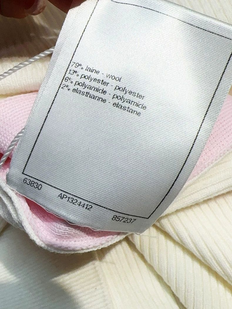 Chanel Chanel Ski series white 38 yards pink logo long sleeves Size XS / US 0-2 / IT 36-38 - 8 Thumbnail