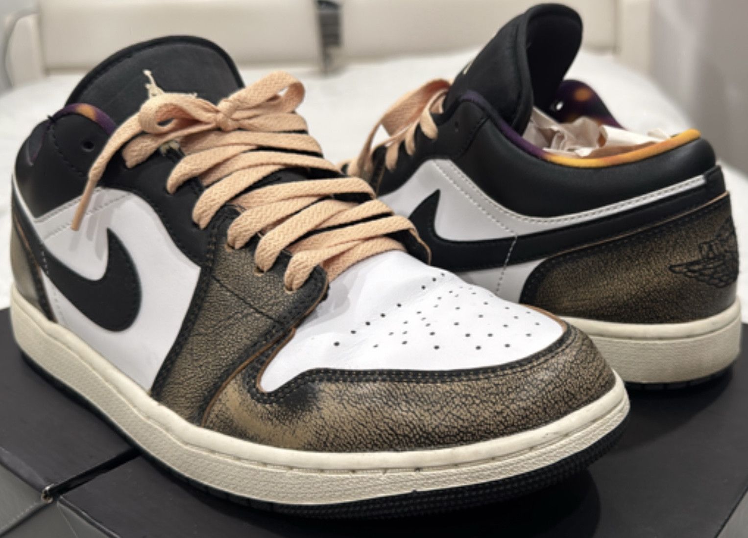 Jordan Brand Air Jordan 1 Low SE Wear Away Tan 2022 Size US 11 / EU 44 - 7 Thumbnail