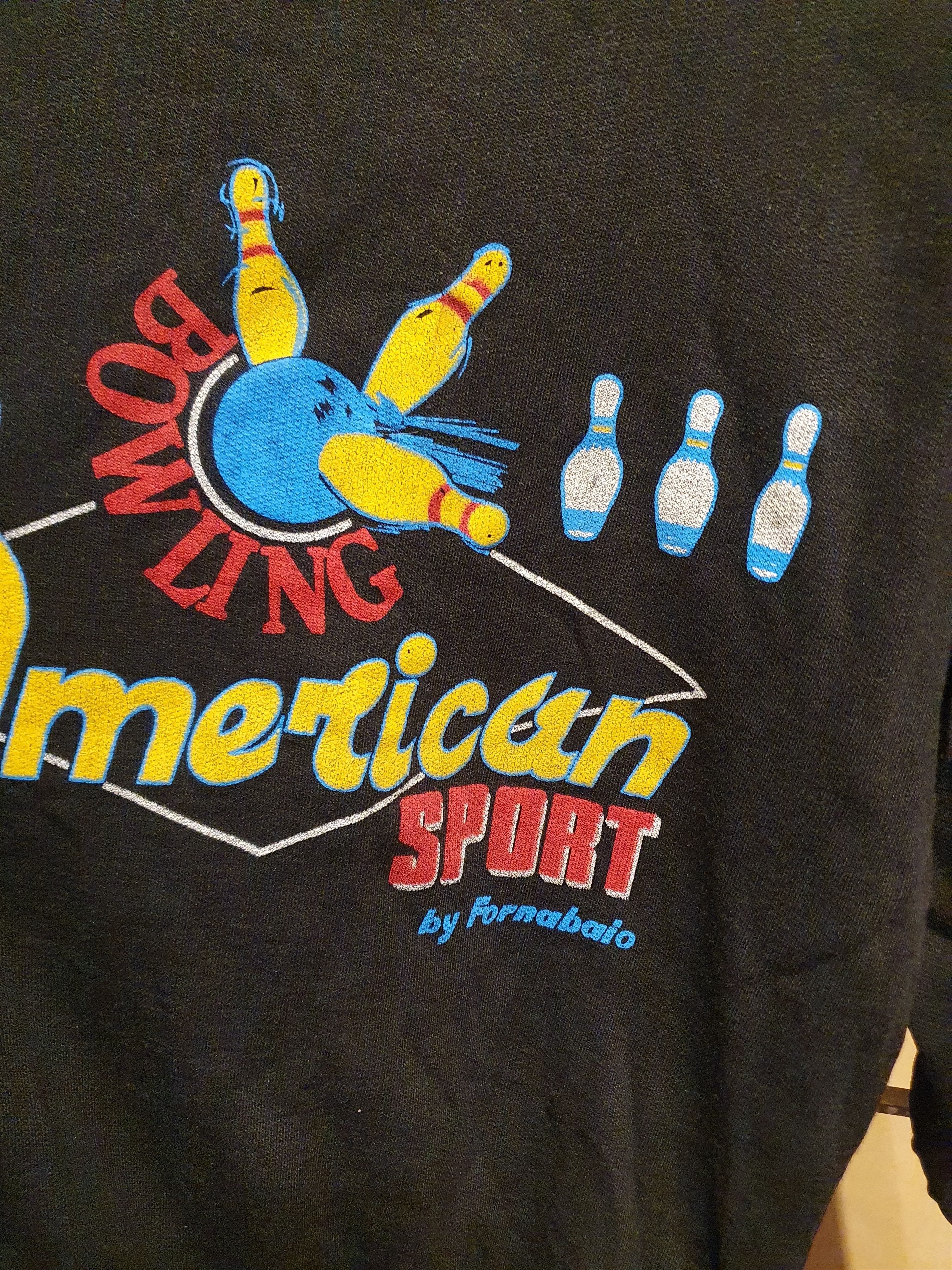Vintage Bowling American Sport by Fornabaio Vintage Sweatshirt sz M Size US M / EU 48-50 / 2 - 2 Thumbnail