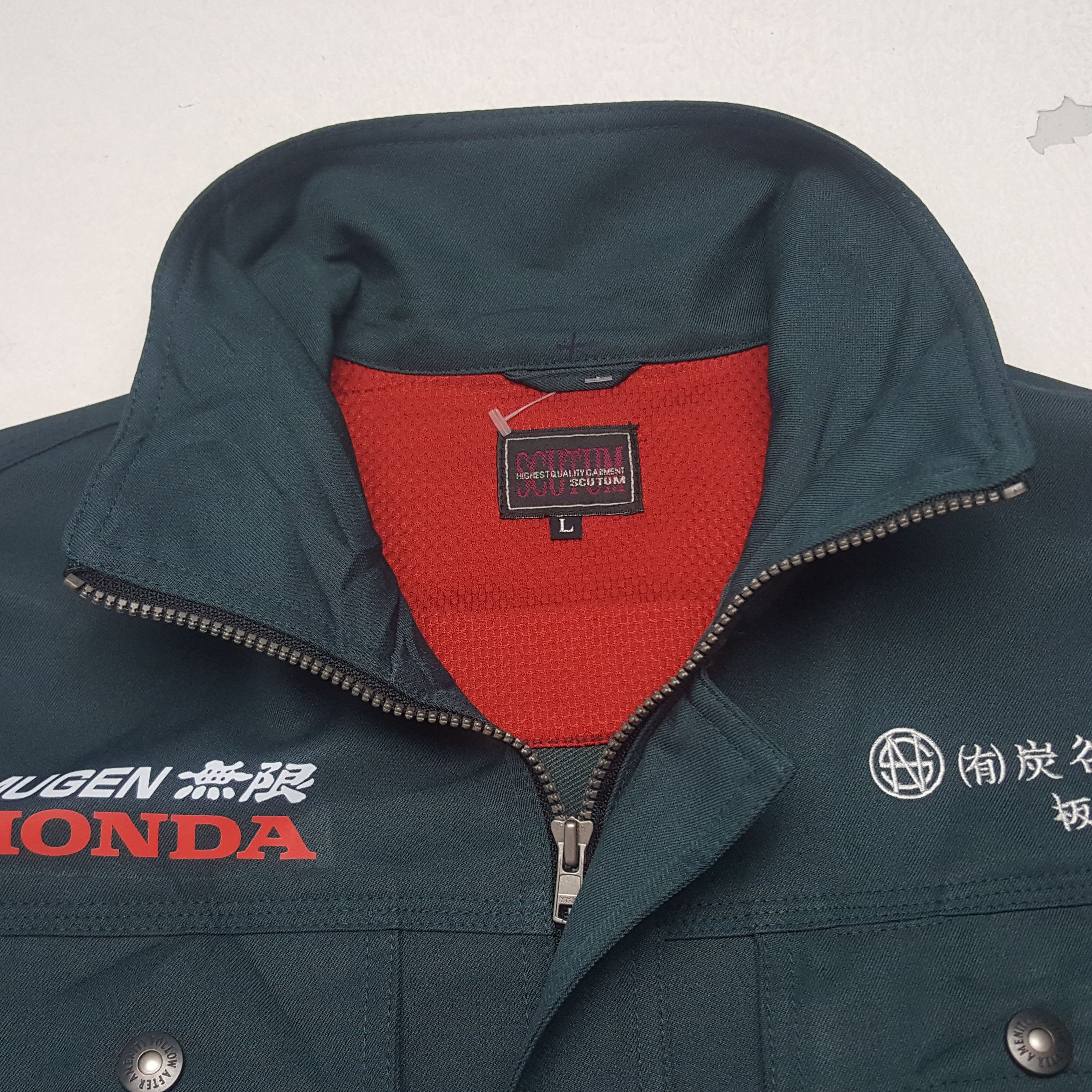 Honda × Japanese Brand × Vintage Vintage Mugen Honda Japanese Racing Team Custom Art Jacket Size US M / EU 48-50 / 2 - 5 Thumbnail