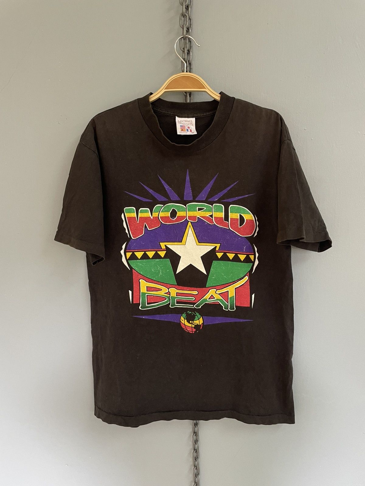Vintage Vintage 90s World Beat Reggae t shirt Size US M / EU 48-50 / 2 - 1 Thumbnail
