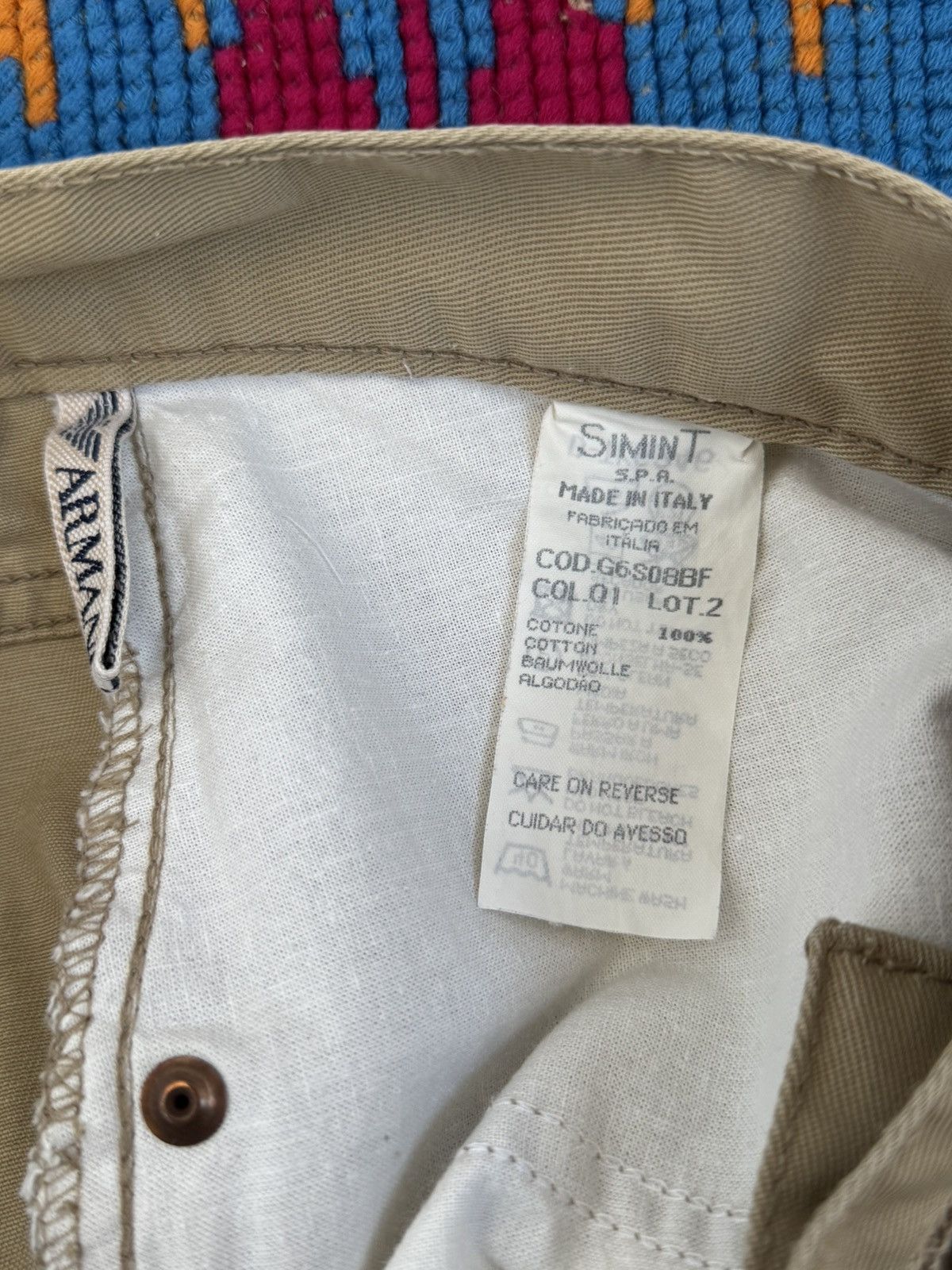 Armani Vintage Armani Jeans Baggy Shorts Size US 34 / EU 50 - 6 Thumbnail