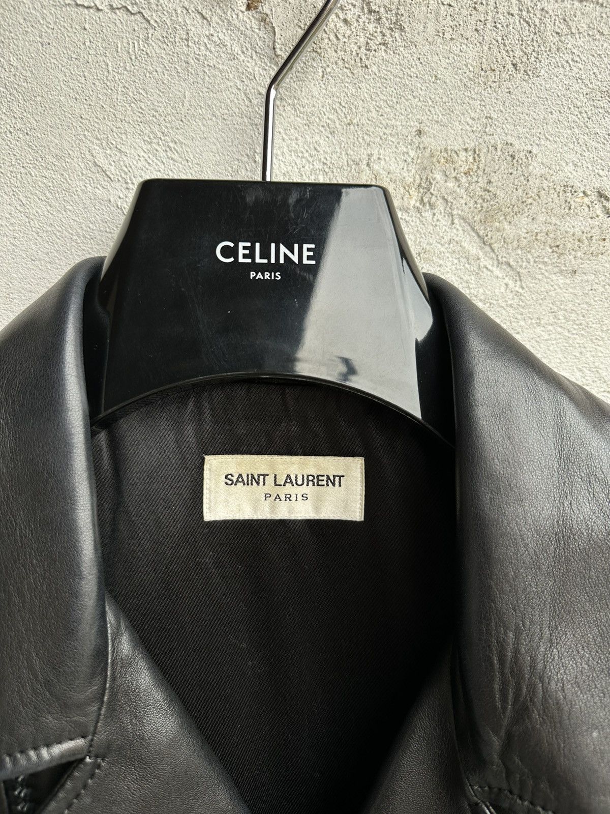 Hedi Slimane × Saint Laurent Paris [50] 2015 Black L01 lambskin leather jacket Size US M / EU 48-50 / 2 - 4 Thumbnail