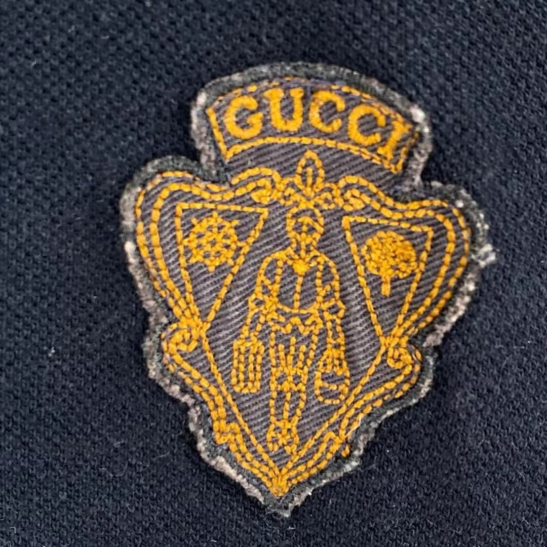 Gucci Gucci striped badge short-sleeved POLO shirt Nextarrow-2412 Size US XL / EU 56 / 4 - 3 Thumbnail