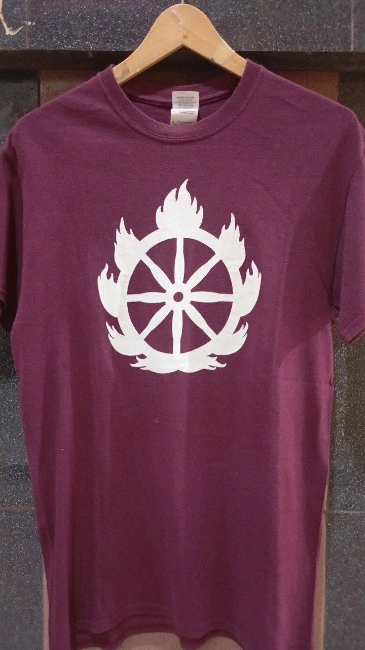 Band Tees Shelter Band "Stage Dive" Maroon T-Shirt Size US M / EU 48-50 / 2 - 1 Thumbnail
