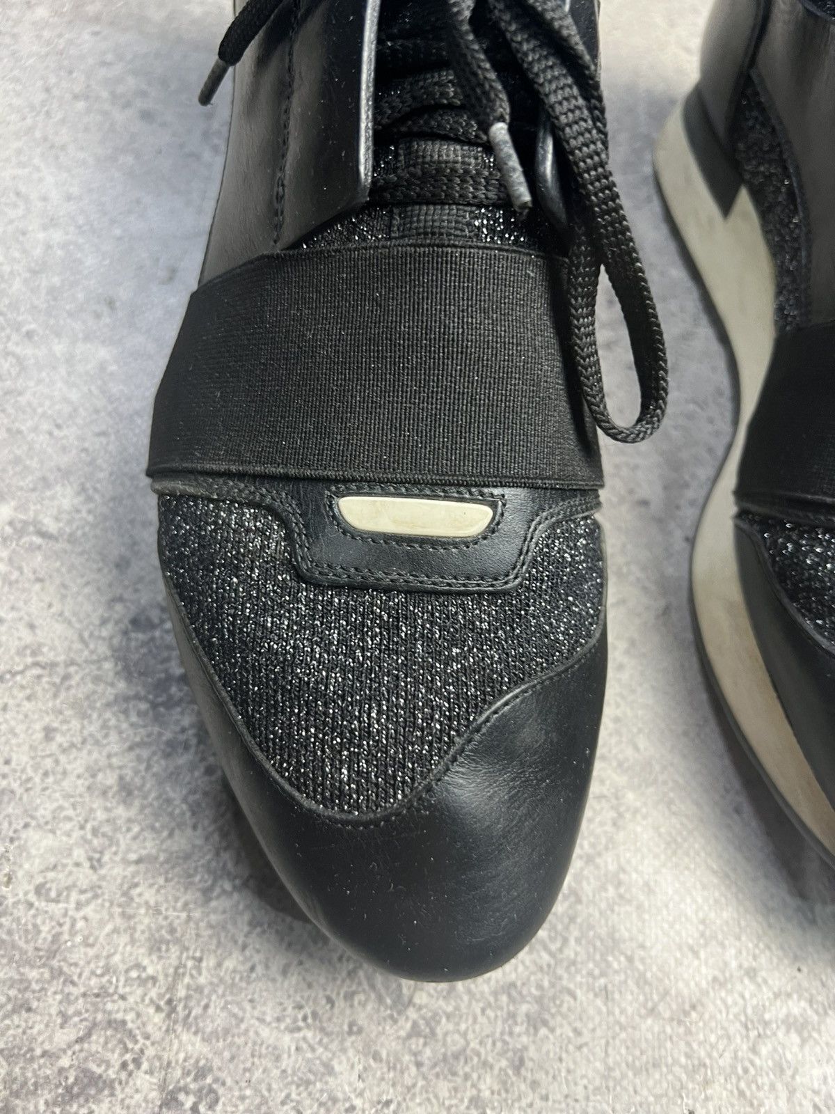 Balenciaga Balenciaga Race Runner leather low shoes made in Italy Size US 7 / EU 40 - 3 Thumbnail