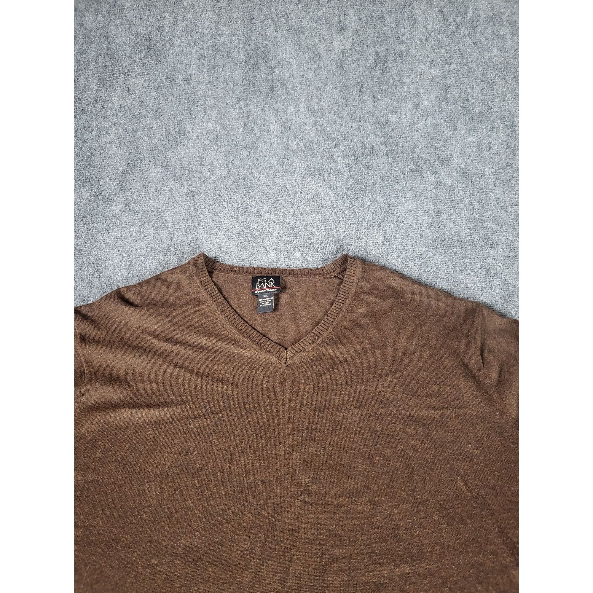 Jos. A. Bank Jos A. Bank Signature Pima Cotton Sweater Men Sz XXL Tight K Size US XXL / EU 58 / 5 - 2 Thumbnail