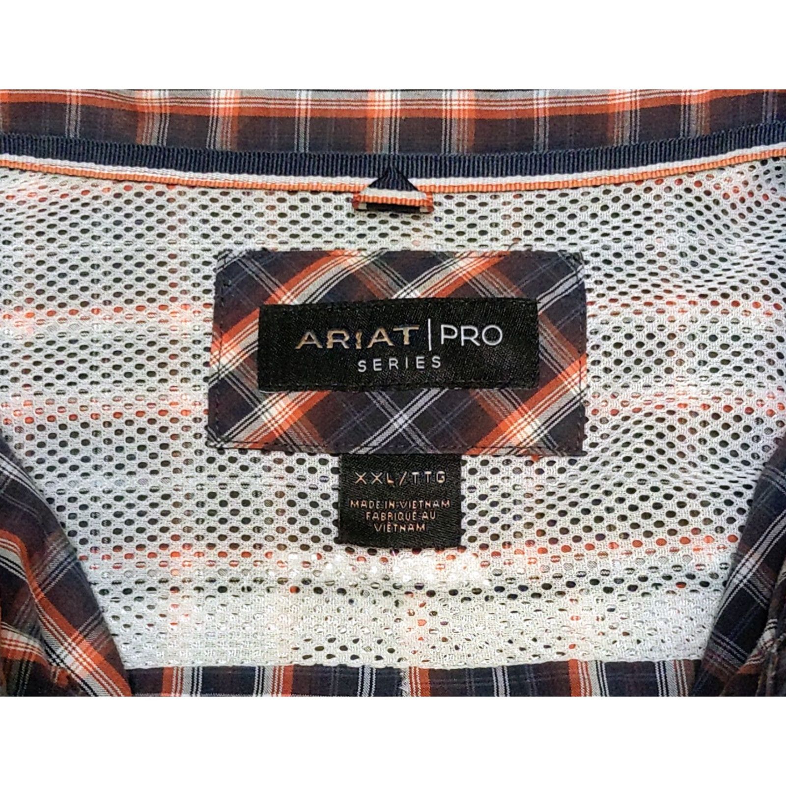 Ariat Ariat Pro Series Shirt Mens 2XL Red & Blue Plaid Button-Down Western Rodeo Size US XXL / EU 58 / 5 - 6 Thumbnail