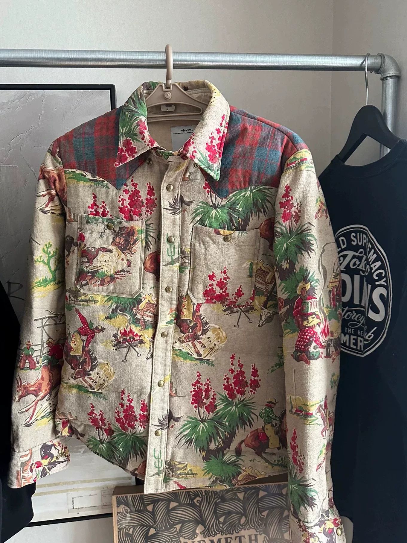 Visvim visvim kerchief down shirt jacket Size US S / EU 44-46 / 1 - 1 Thumbnail