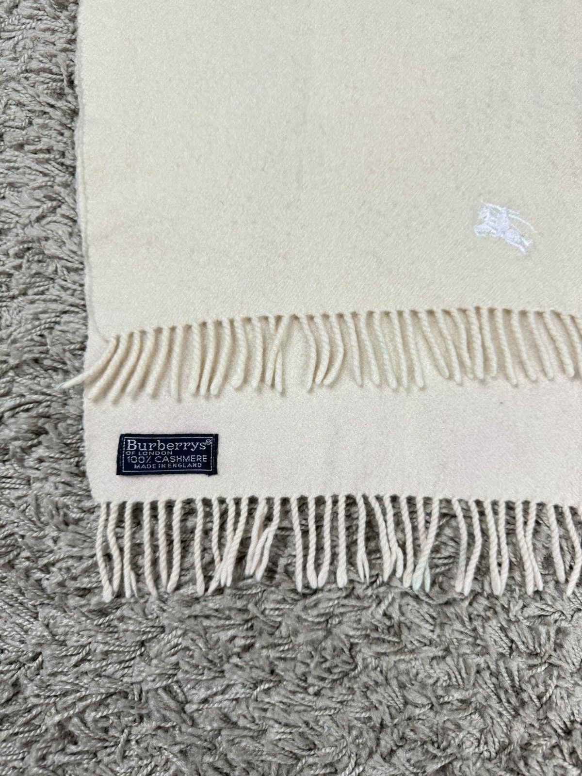 Burberry × Vintage Vintage cashmere scarf Burberry’s 90s original luxury item Size ONE SIZE - 2 Thumbnail