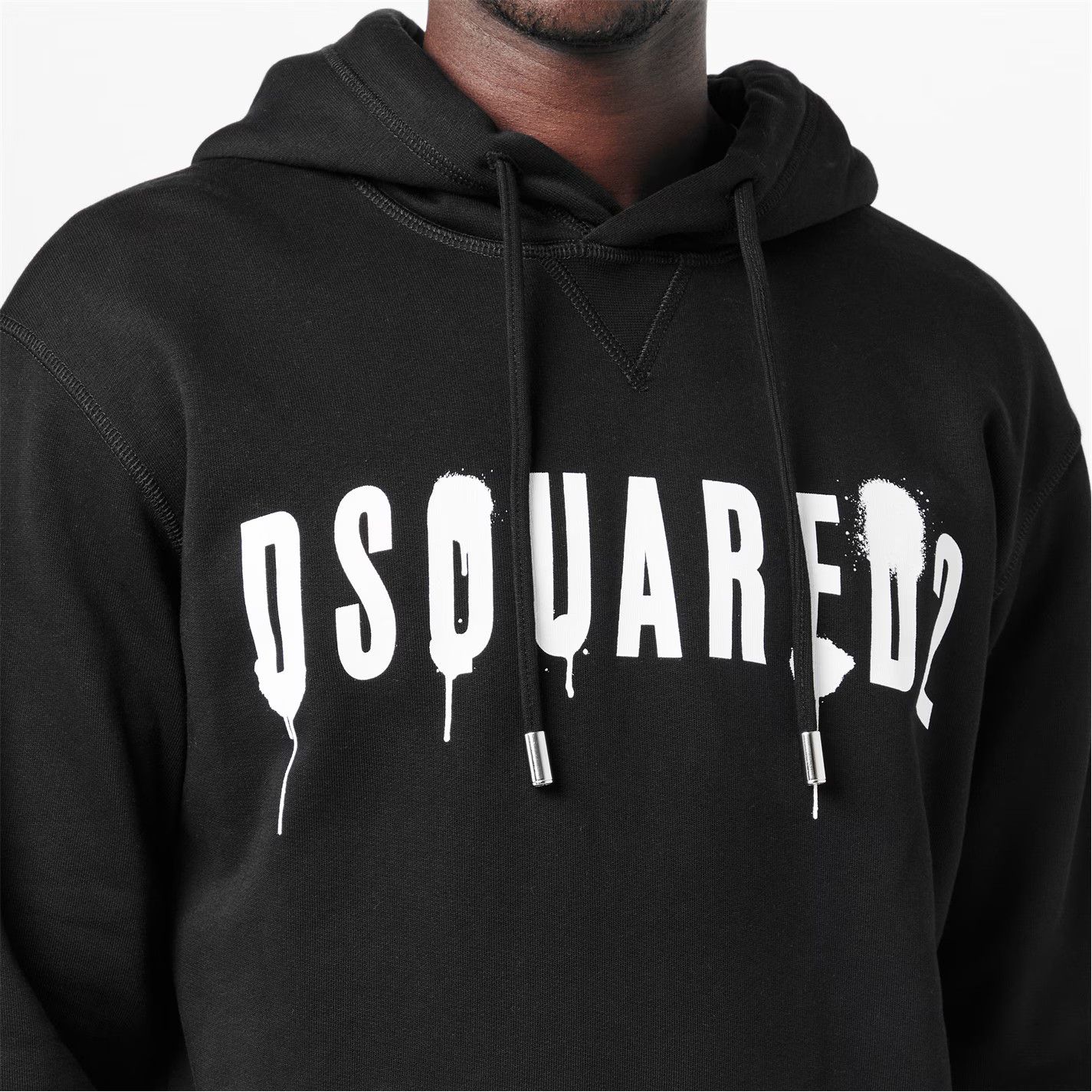 Dsquared2 o1g2r1mq0426 Spray Hoodie in Black Size US M / EU 48-50 / 2 - 4 Thumbnail