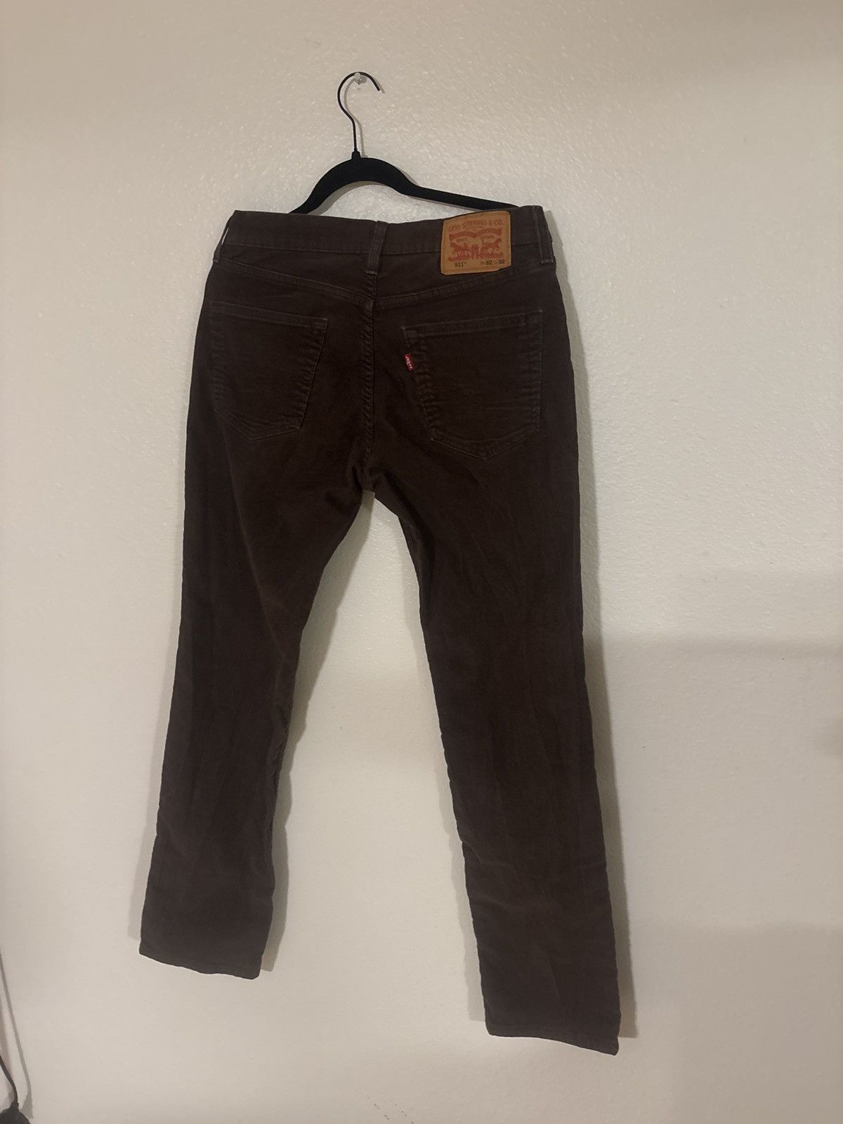 Levi's Brown corduroy levi 511 jeans Size US 32 / EU 48 - 2 Thumbnail