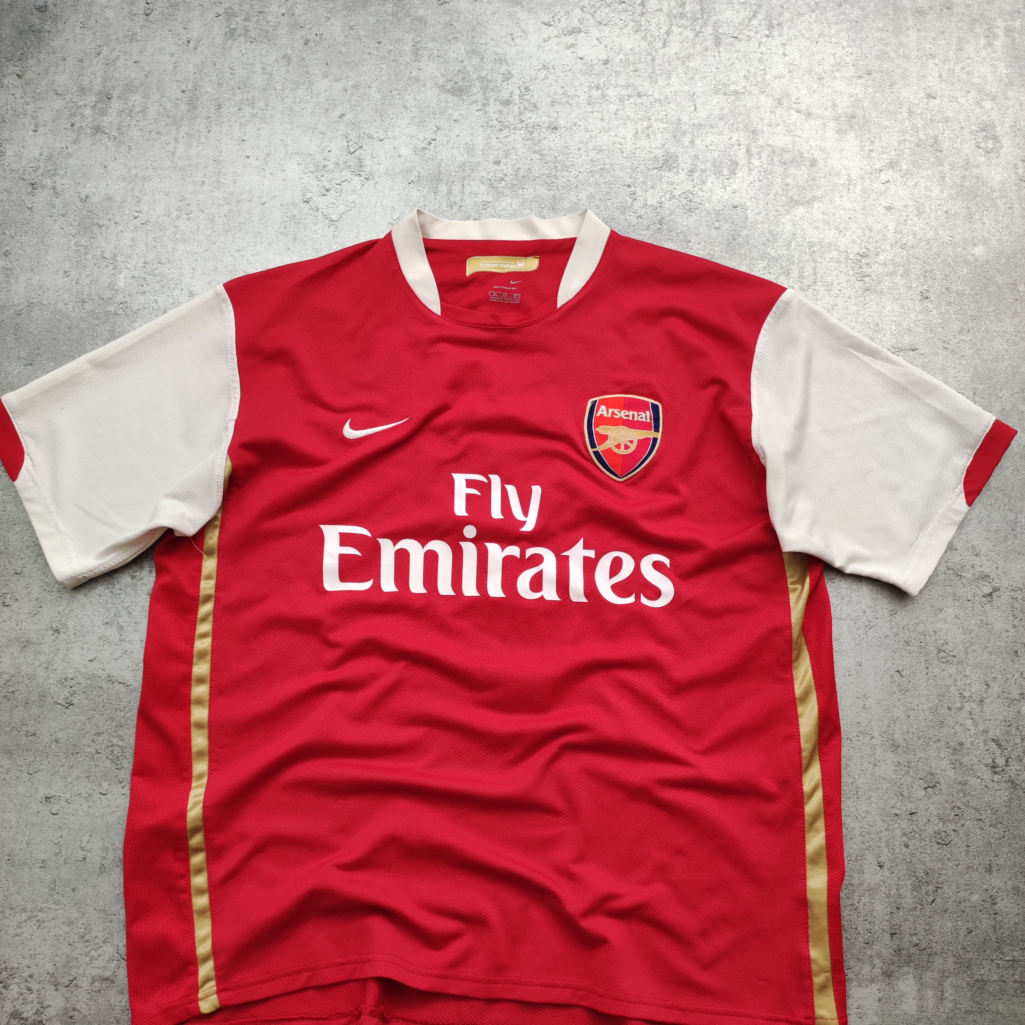 Nike × Vintage Vintage RARE Nike #7 Thomas Rosicky 2006 Home Jersey Size US XL / EU 56 / 4 - 3 Thumbnail