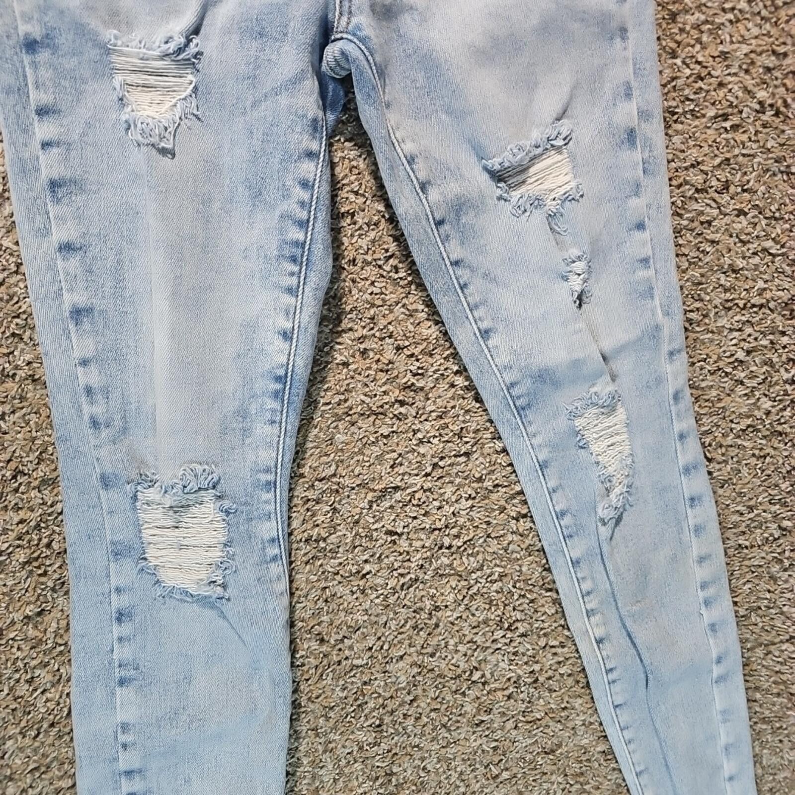 Pacsun Pacsun Sz 24 High Rise Jegging Destroyed Jeans Size 24" / US 00 / IT 34 - 3 Thumbnail