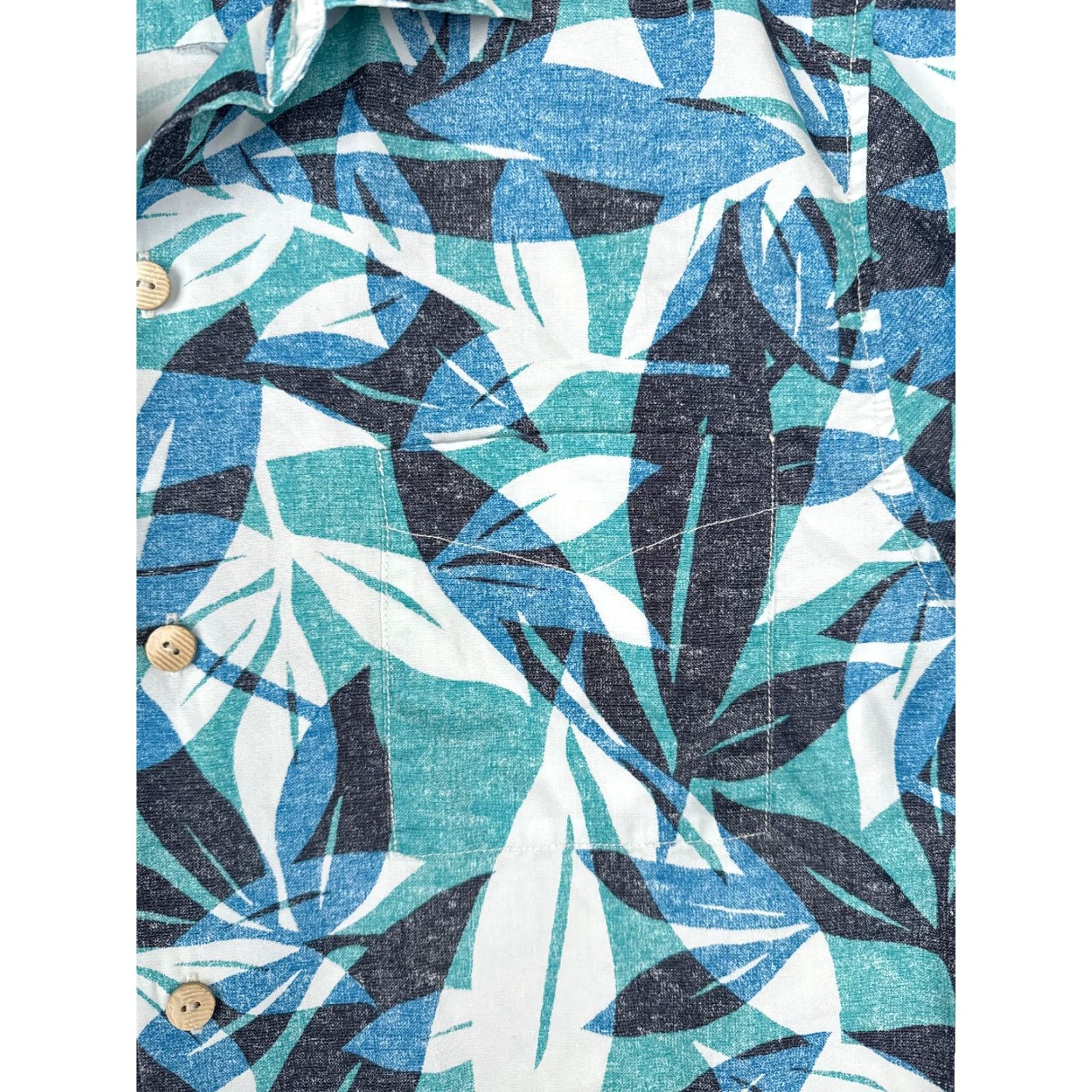 Tommy Bahama Tommy Bahama Shirt Men Large Blue Green White Floral Leaf The Coconut Point Size US L / EU 52-54 / 3 - 6 Thumbnail