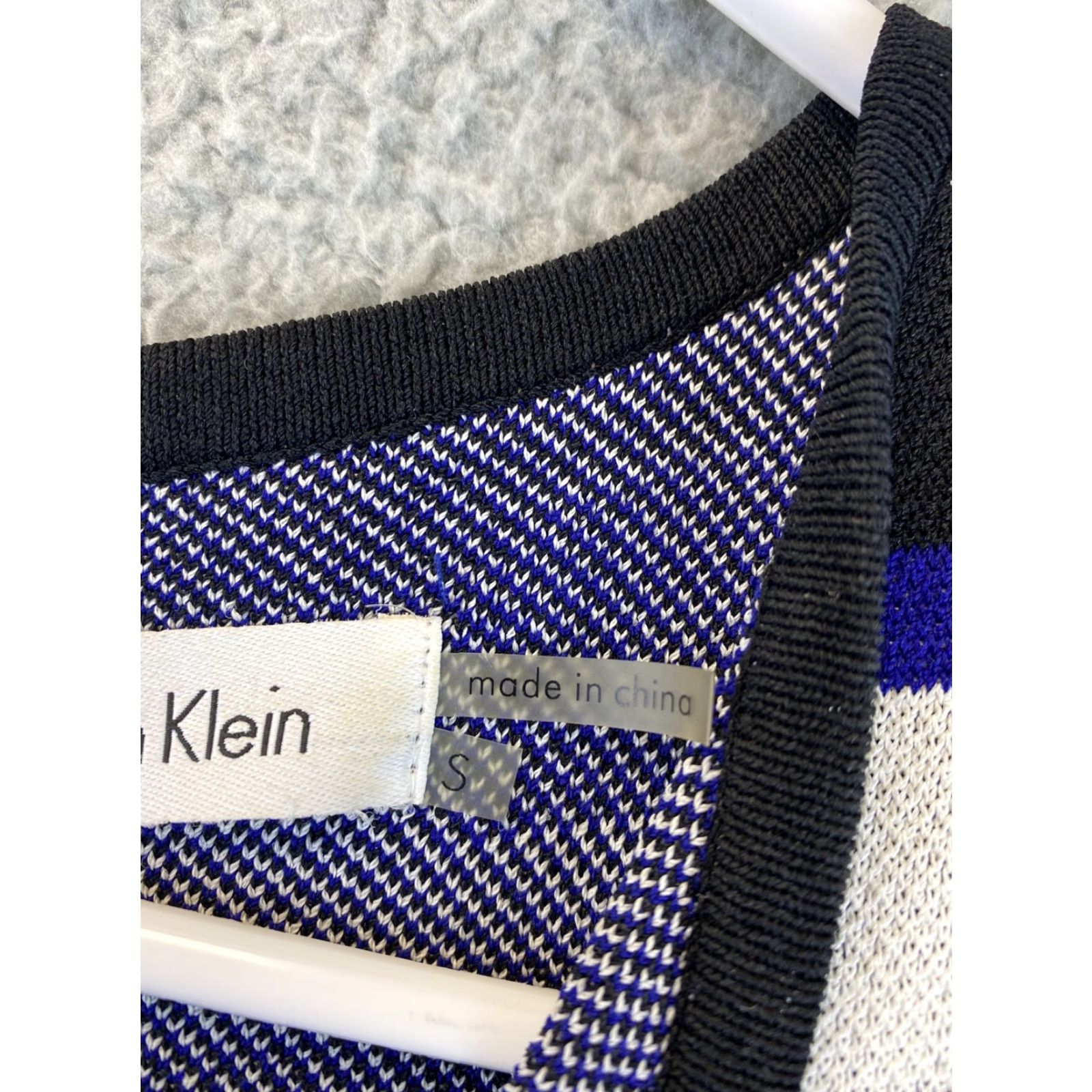 Calvin Klein calvin klein dress Blue Black White size S Shaping 59-20 Knee Length Pencil Dress Regular Women Multicolor Colorful Size S / US 4 / IT 40 - 4 Thumbnail