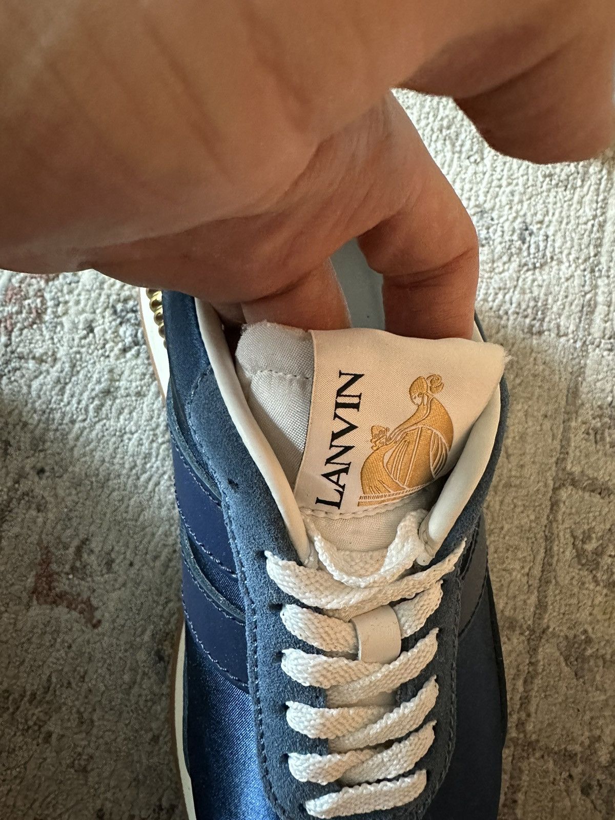 Lanvin Lanvin Bumpr sneakers with gold details. Original $950! Size US 11 / IT 41 - 11 Thumbnail