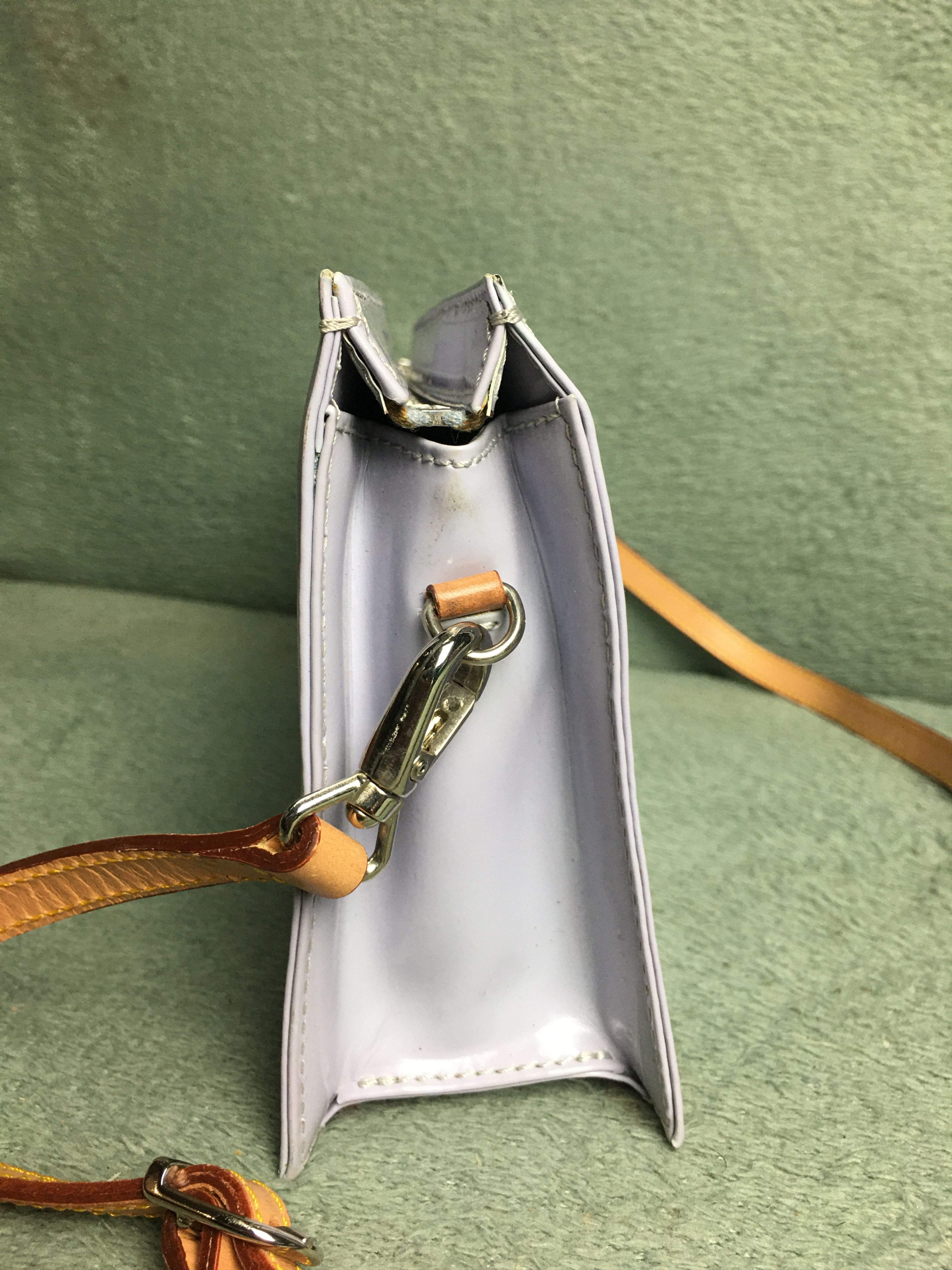 Maison Mollerus Maison Mollerus Patent Leather Crossbody Shoulder Bag Size ONE SIZE - 6 Thumbnail