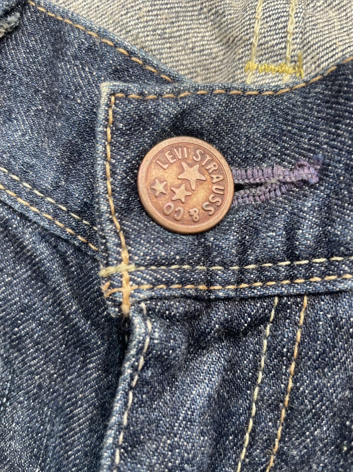 Levi's Vintage 2006 Levis 903 Lady Distresed Denim Size 31" - 14 Thumbnail