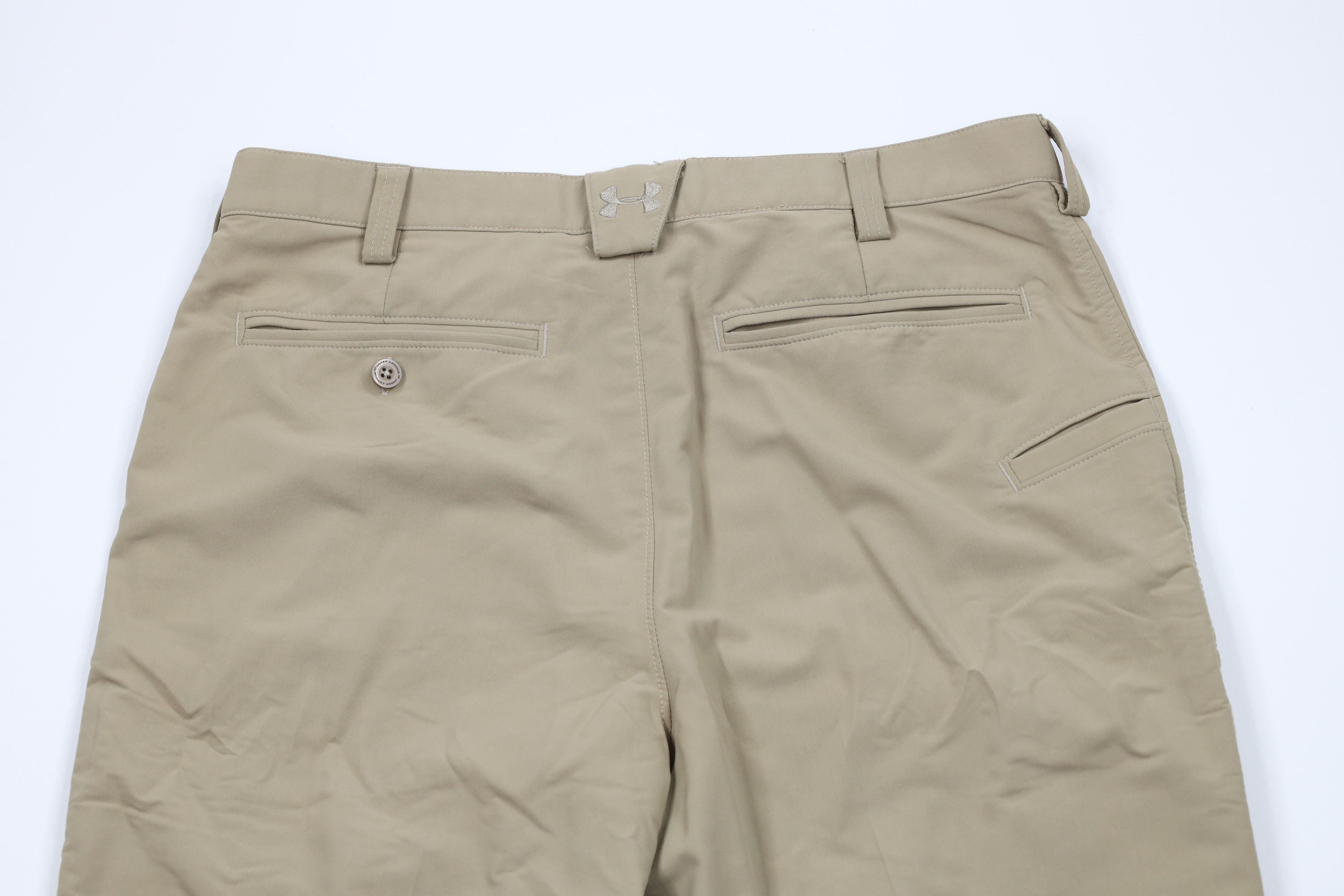Under Armour × Vintage Under Armour Flat Front Tech Wide Leg Golfing Chino Pants Size US 34 / EU 50 - 10 Thumbnail