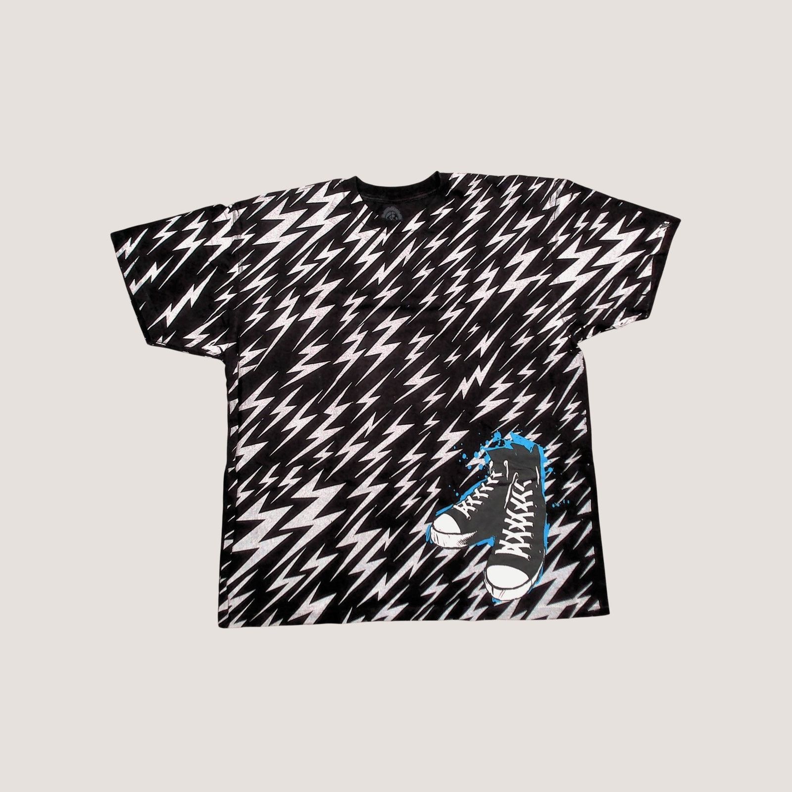 Anchor Blue Anchor Blue Y2K AOP Lightning Bolt Sneaker Tee Boxy 3XL Size US XXL / EU 58 / 5 - 1 Thumbnail
