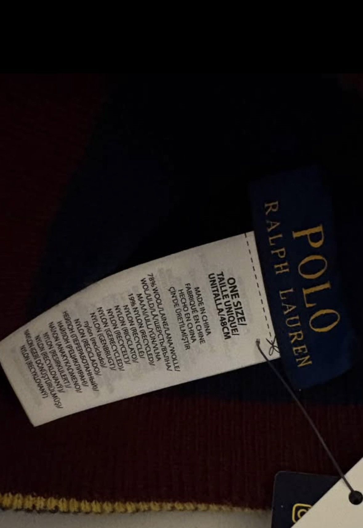 Polo Ralph Lauren Ralph Lauren Polo Beanie Preppy Rugby Big P Winter Hat Size ONE SIZE - 6 Thumbnail