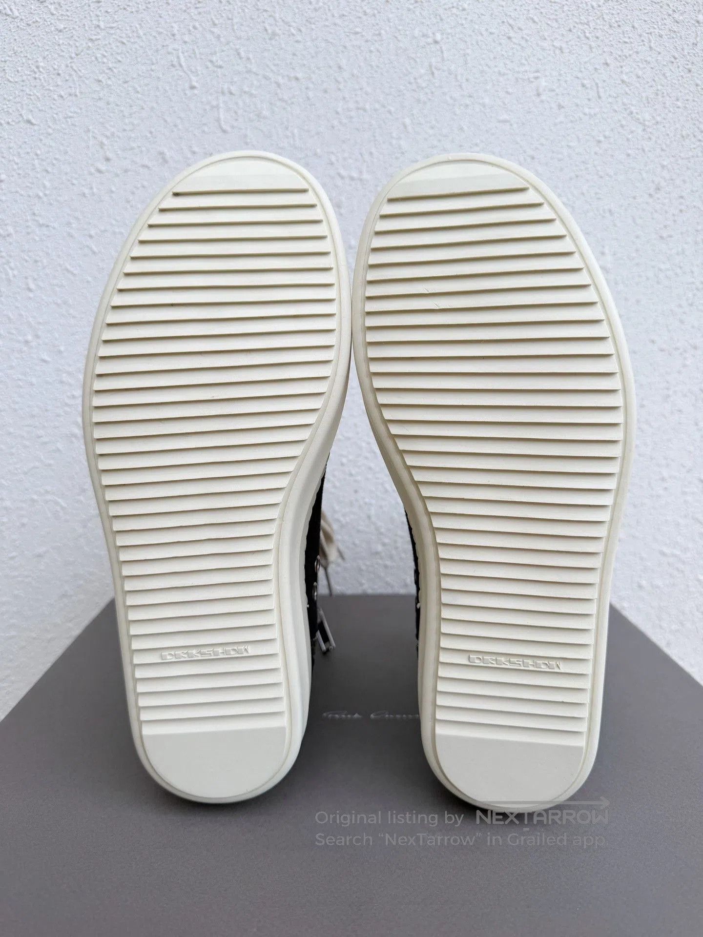 Rick Owens Drkshdw Rick Owens DRKSHDW High-Top Canvas Shoes. Size US 7 / IT 37 - 9 Thumbnail