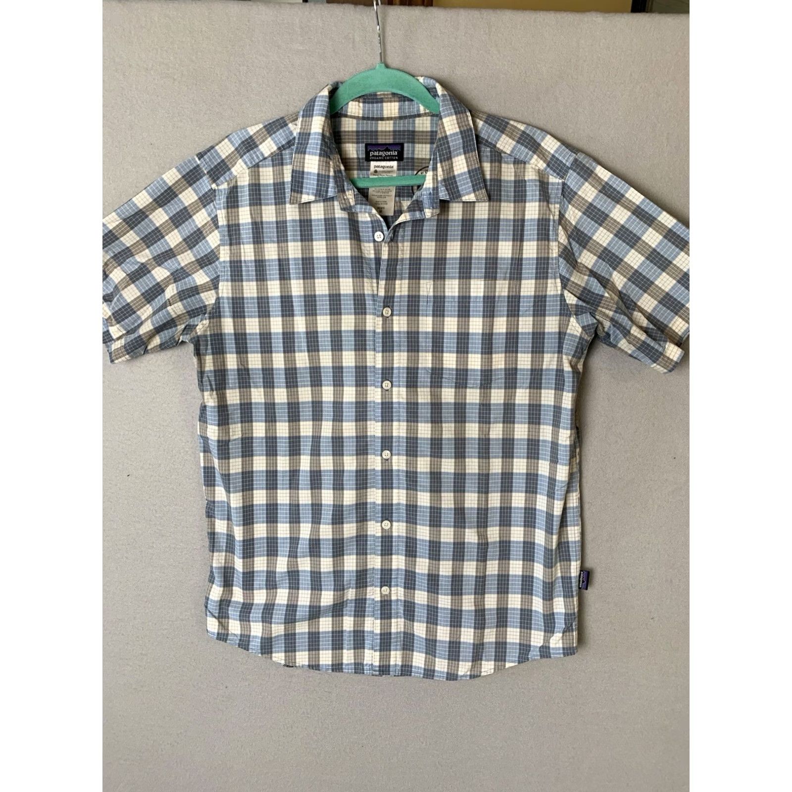 Patagonia Patagonia Mens Shirt Medium Plaid Organic Cotton Outdoor Casual Button-Up Size US M / EU 48-50 / 2 - 2 Thumbnail