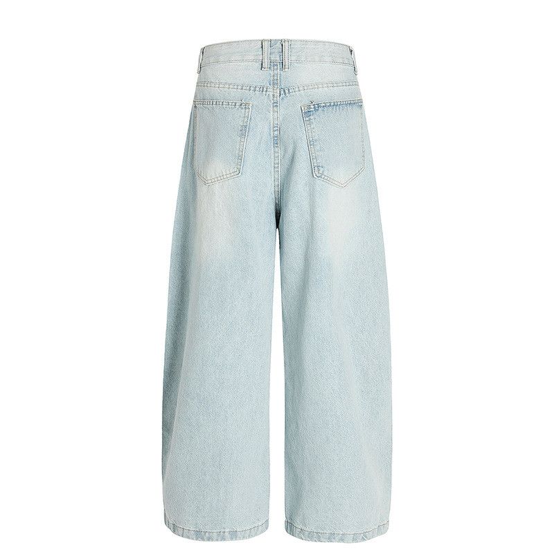 Jean High street American straight wide-leg oversized jeans Size US 32 / EU 48 - 2 Thumbnail