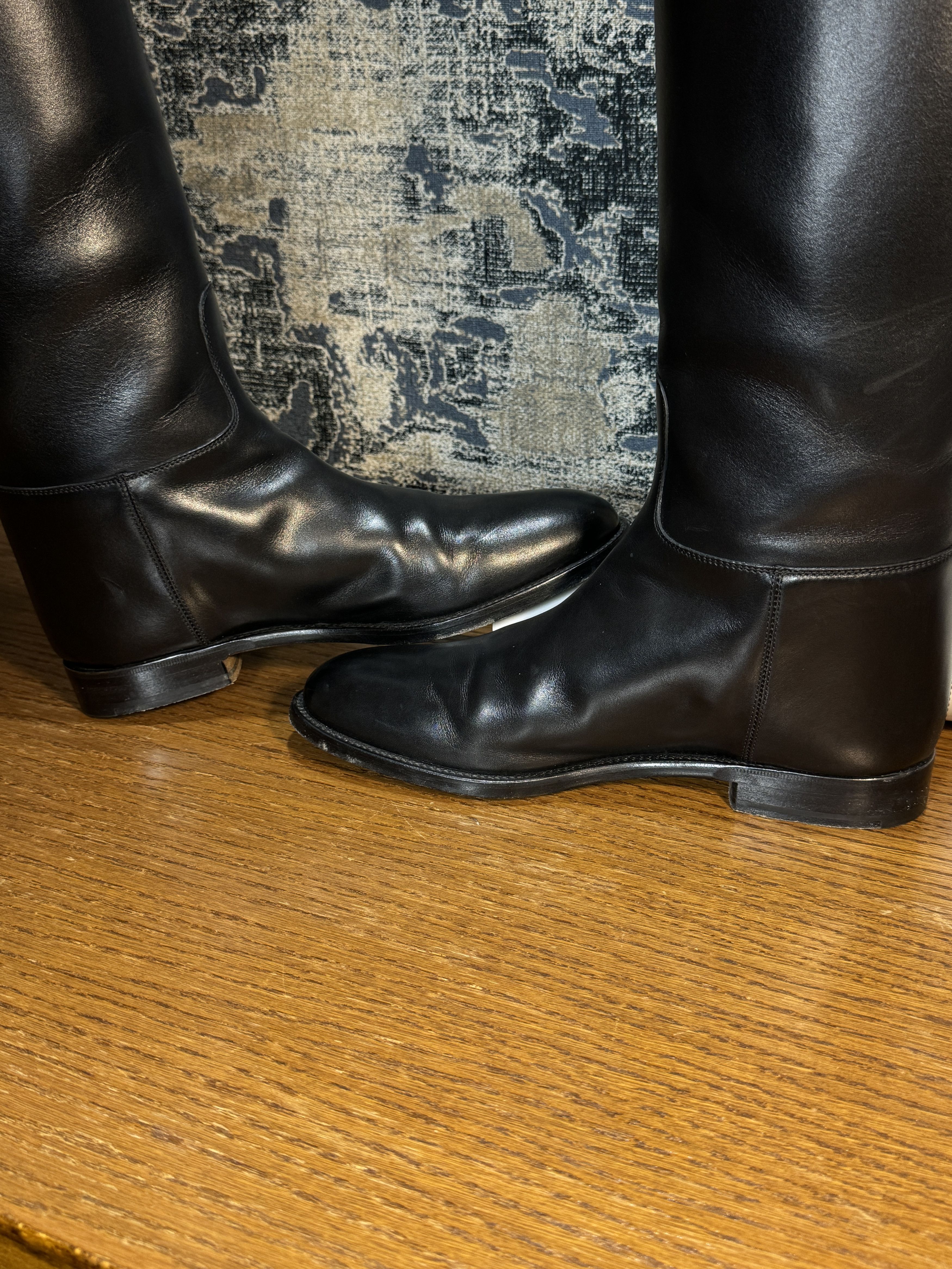 Hermes Hermès Jumping boots black box calf leather Size US 7.5 / IT 37.5 - 4 Thumbnail