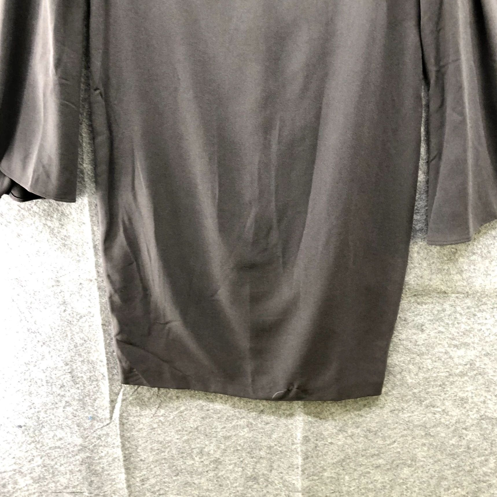 Vintage Pier Antonio Gaspari Dress IT 42 Size 6 Charcoal Gray Flare Sleeve Sheath Dress Size M / US 6-8 / IT 42-44 - 4 Thumbnail