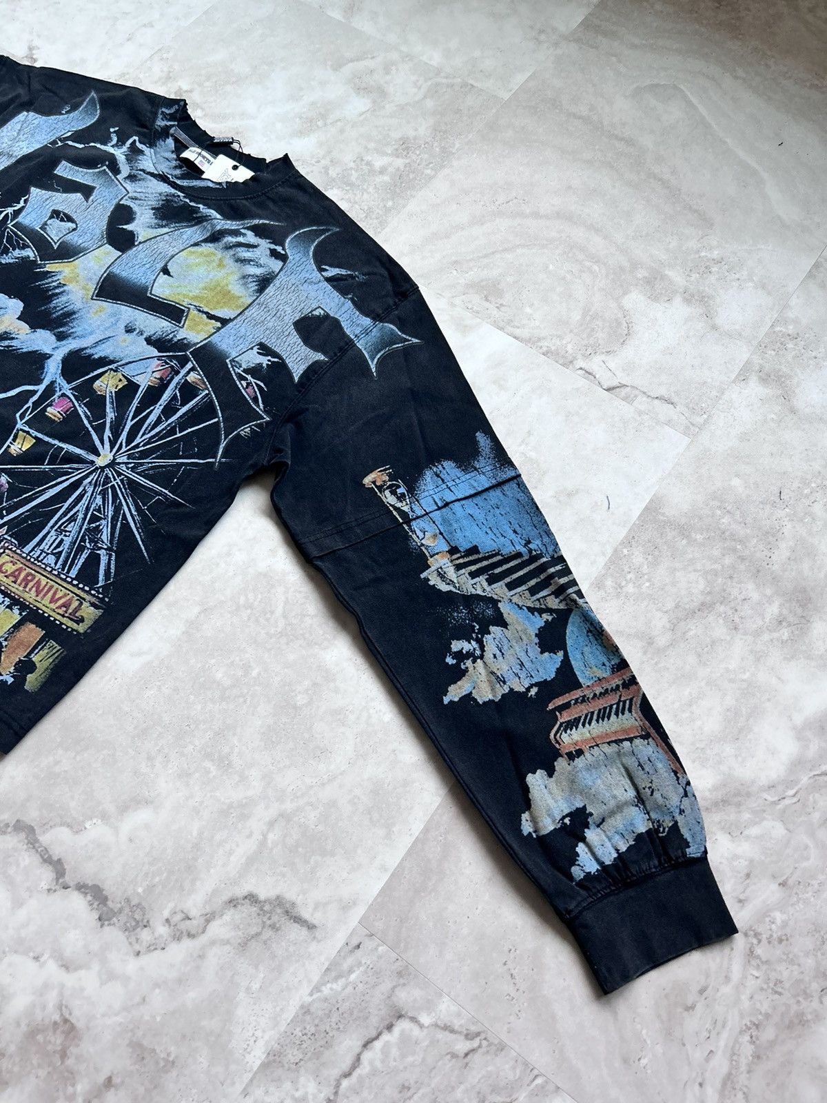Vale Vale Festival Carnival Longsleeve Tee Black Blue Size L Size US L / EU 52-54 / 3 - 7 Thumbnail