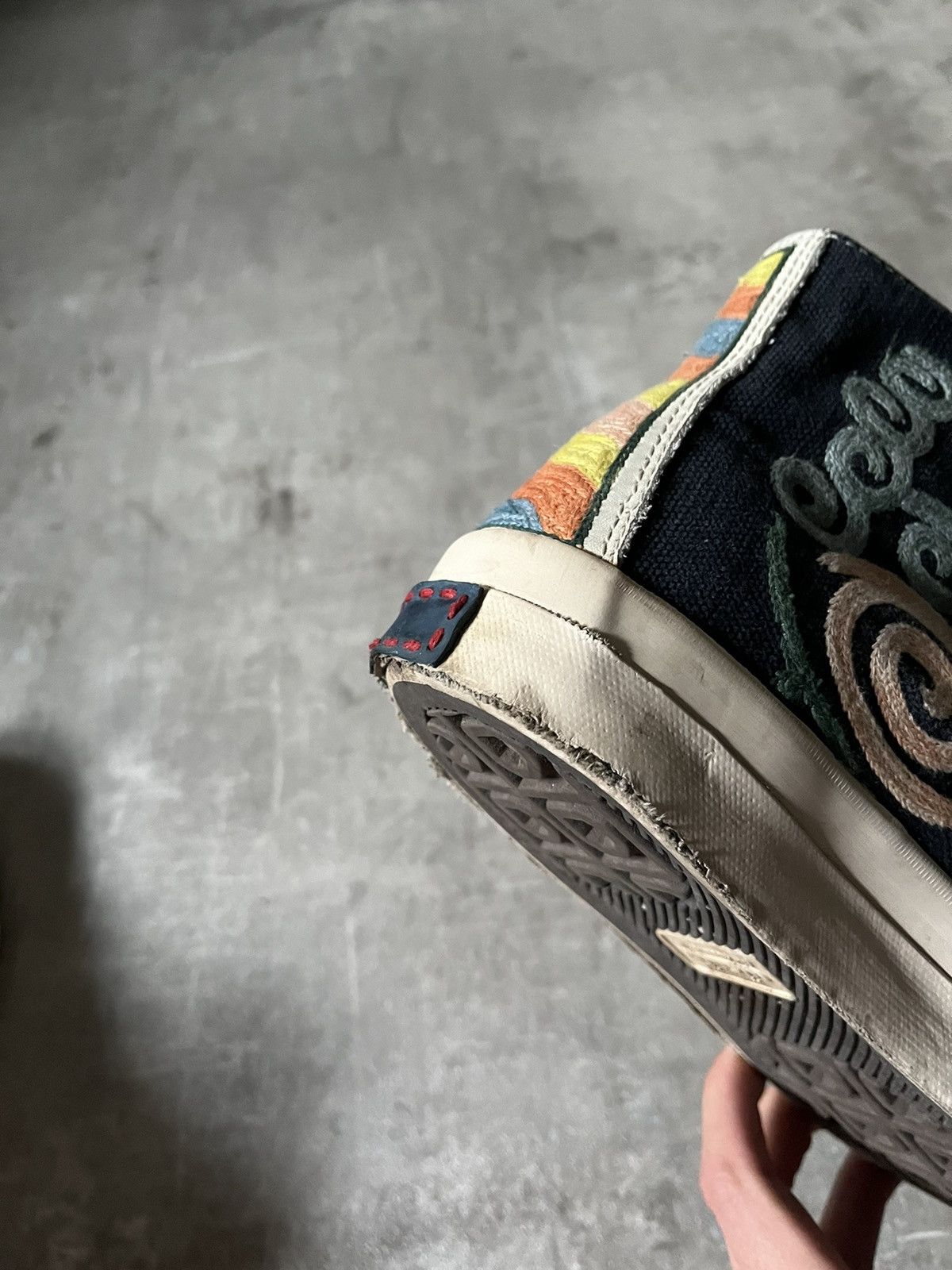 Visvim Visvim canvas embroidery flower 13ss shoes Size US 9 / EU 42 - 14 Thumbnail