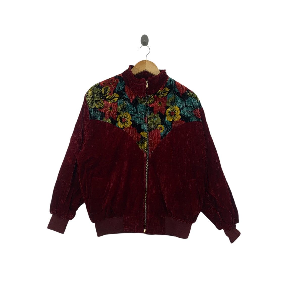 Vintage Vintage YUN FASHION JAPAN Floral Sukajan Bomber Jacket Size M / US 6-8 / IT 42-44 - 1 Thumbnail