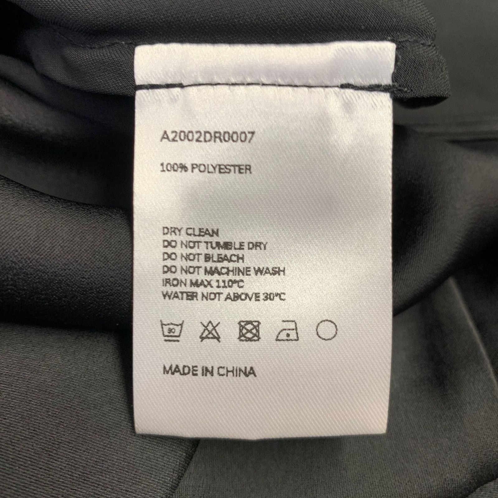 Other LATTELIER Size M Black Polyester Spaghetti Straps Slip Dress Size M / US 6-8 / IT 42-44 - 5 Thumbnail