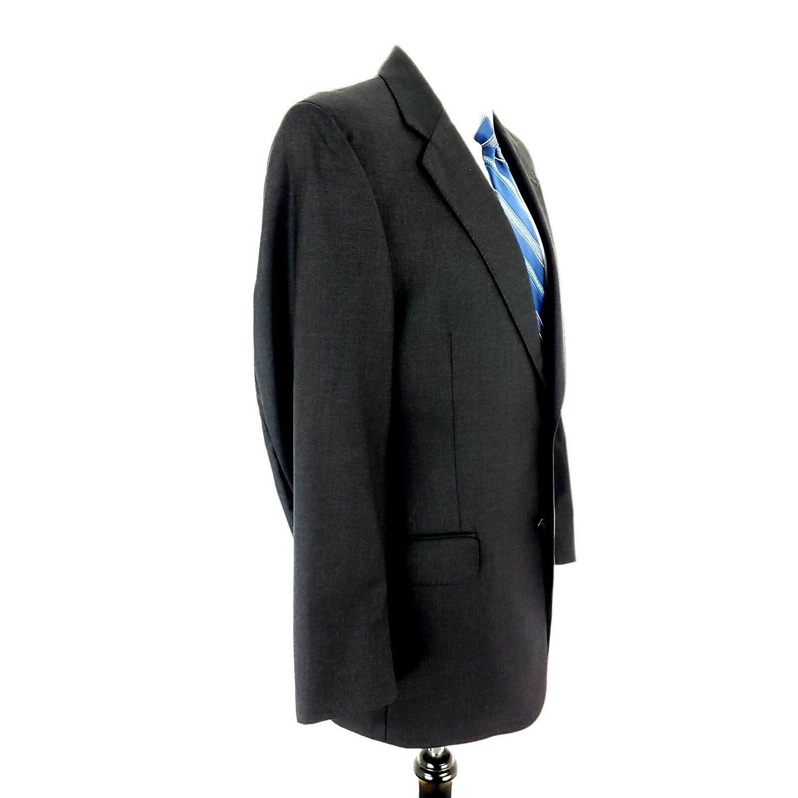 Jos. A. Bank Jos A Bank Signature Gold 2 Button Suit Jacket 40R Gray Blaz Size 40R - 8 Thumbnail