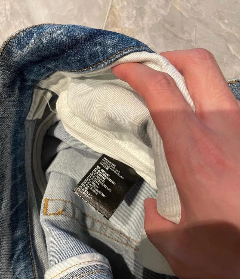 Amiri Amiri blue washed spliced jeans Size US 31 - 4 Thumbnail