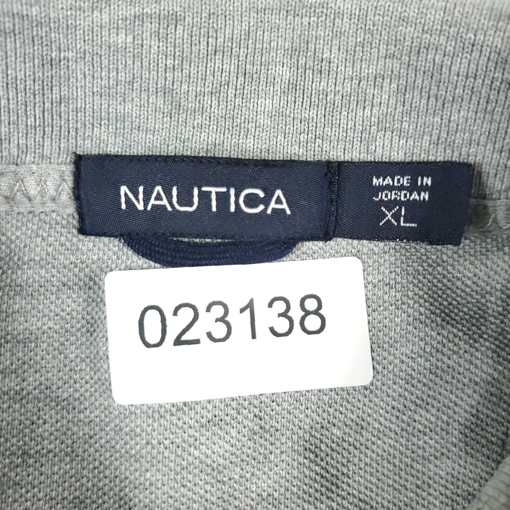 Nautica Nautica Polo Shirt Mens XL Gray Solid Short Sleeve Button Collared Classic Casual Polo Shirt Mens XL Gray Size US XL / EU 56 / 4 - 7 Thumbnail