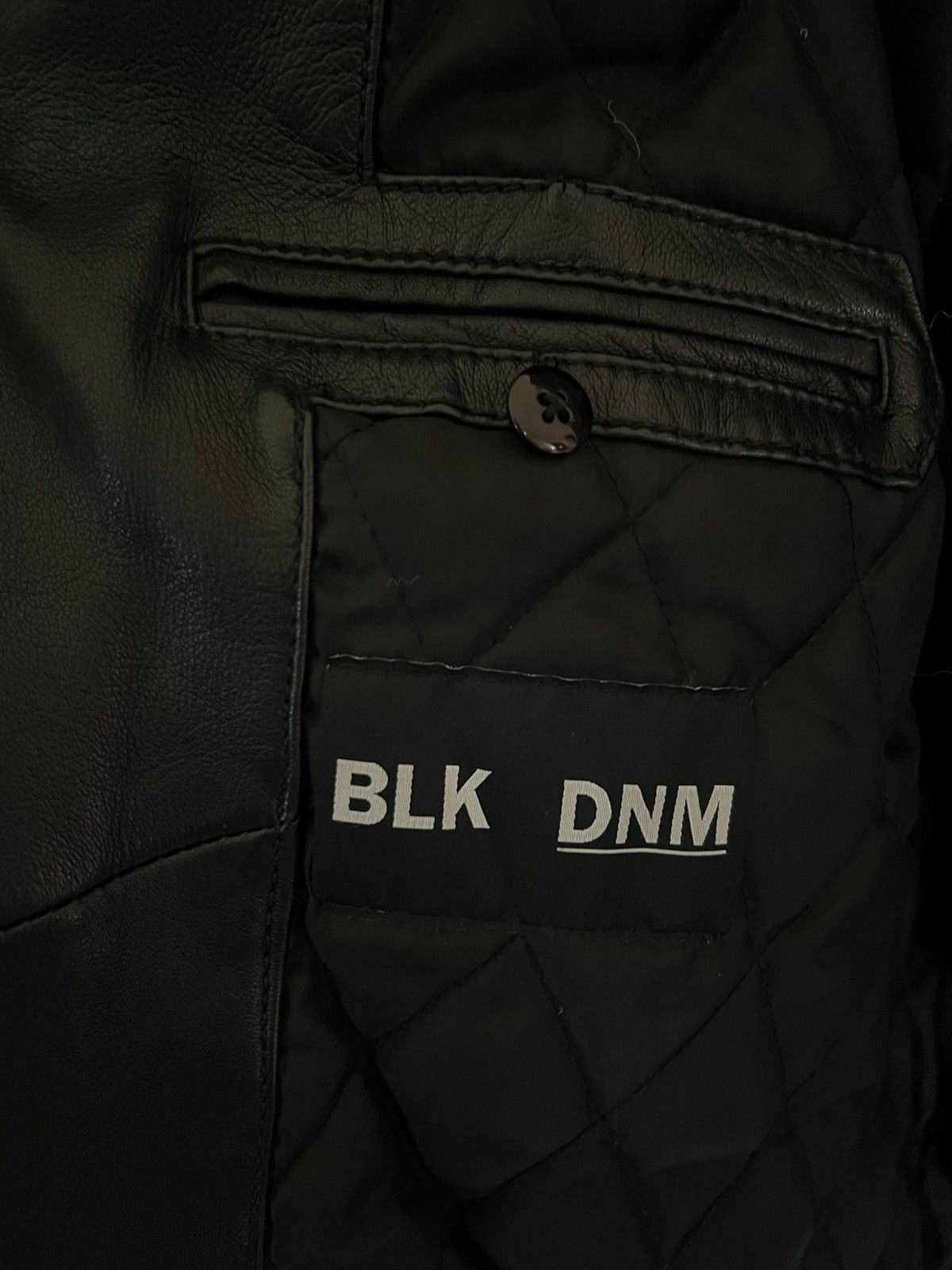 Blk Dnm Lambskin Perfecto Jacket M Leather Biker Black Kanye Size US M / EU 48-50 / 2 - 6 Thumbnail